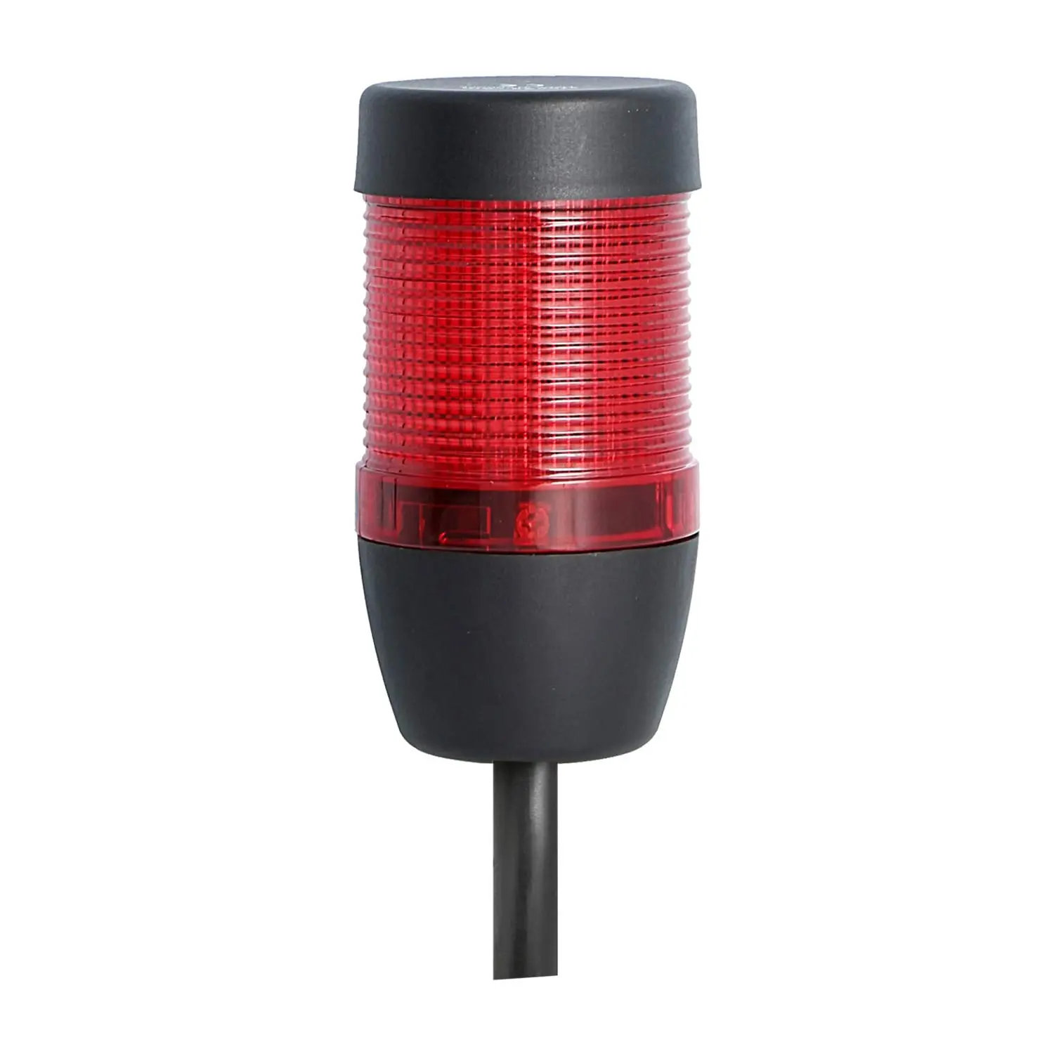 Produktfoto 1 von 135301 STEX24 Signalsäule rot, 50mm, 24V AC/DC, LED-Blinklicht Kabel 10,0 Meter, SS50-OB1/24 140 Anschlusstechnik: Anschlusskabel