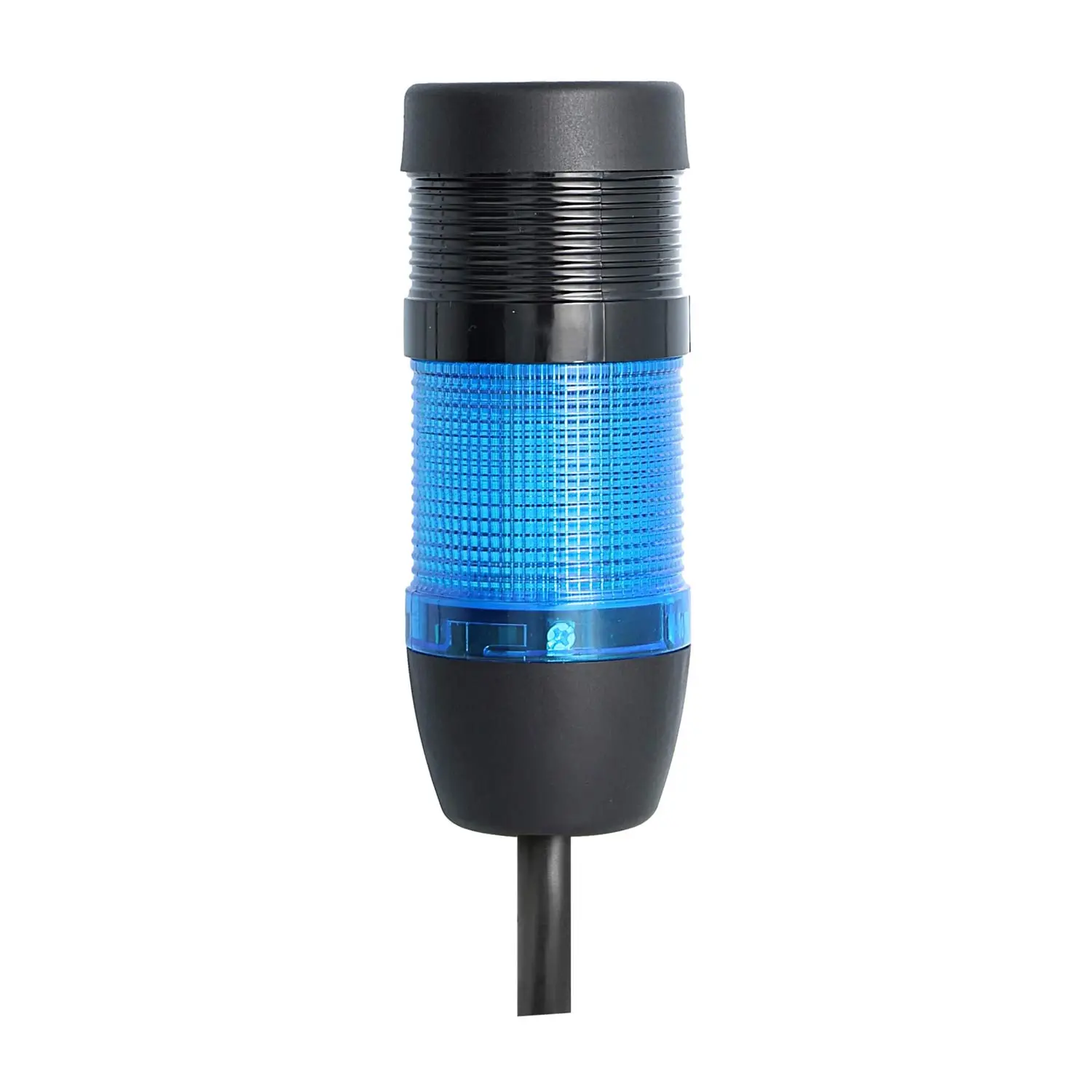 Produktfoto 1 von 135354 STEX24 Signalsäule blau, 50mm, 24V AC/DC, LED-Dauerlicht mit Summer, Kabel 10,0 Meter, SS50-B1/24 131 Lautstärke 90 db
