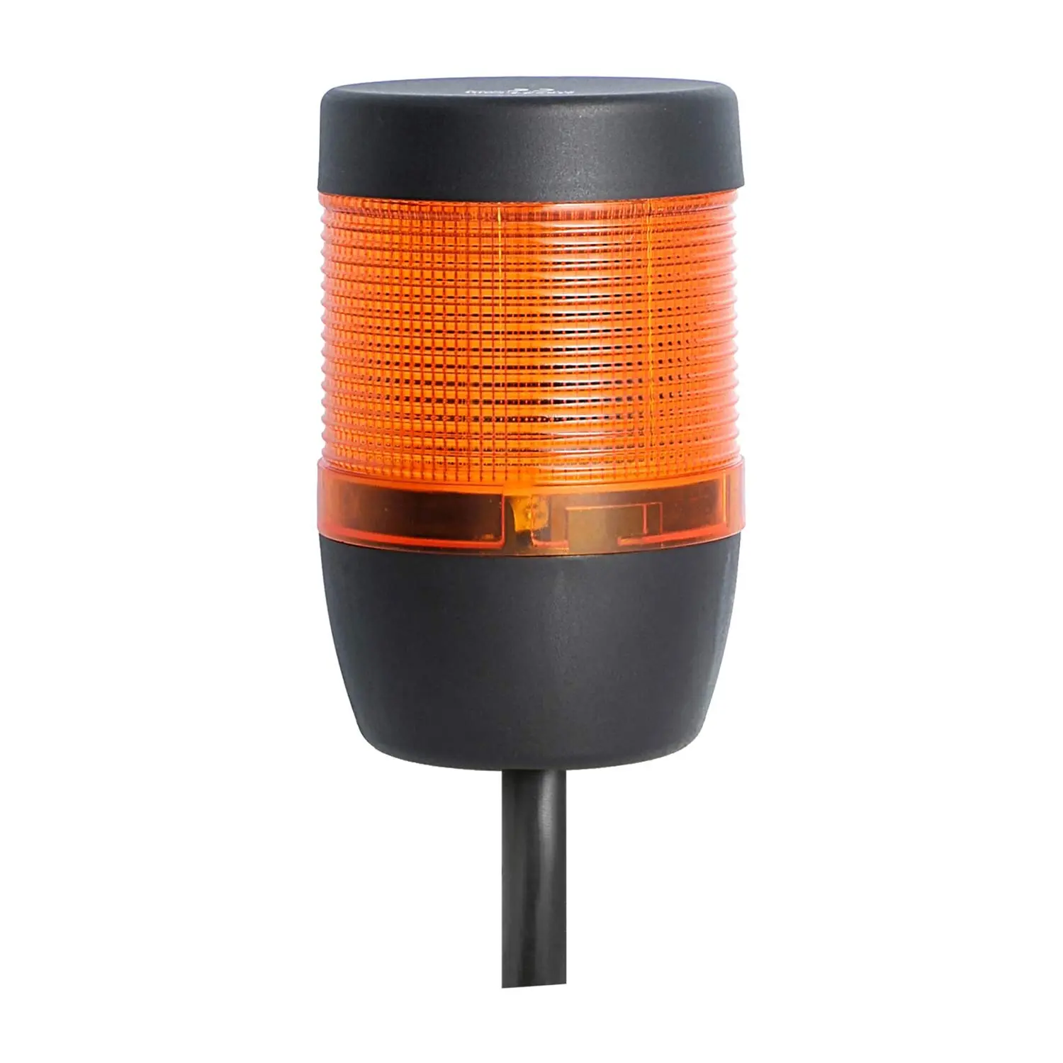 Produktfoto 1 von 135418 STEX24 Signalsäule gelb, 70mm, 24V AC/DC, LED-Dauerlicht Kabel 10,0 Meter, SS70-OB1/24 134 Anschlusstechnik: Anschlusskabel