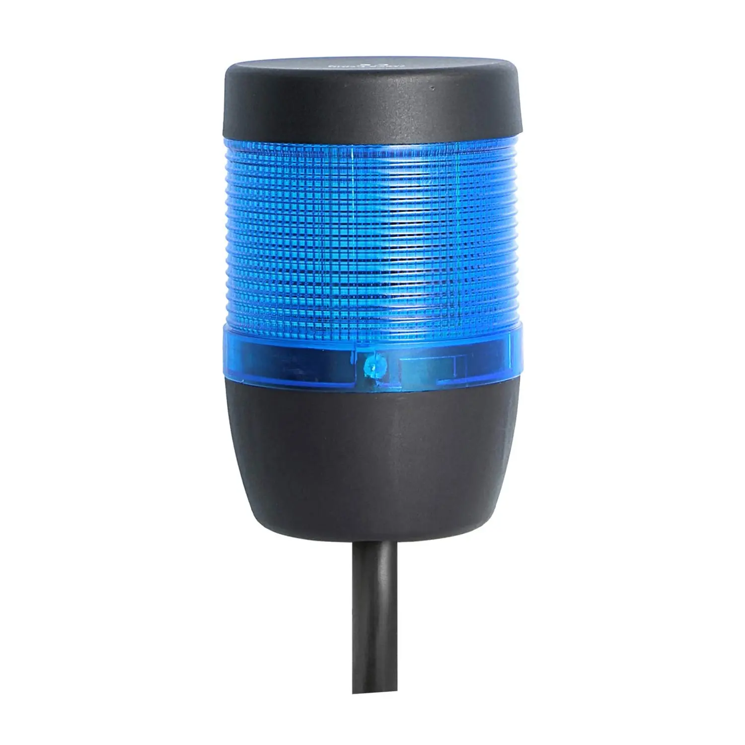 Produktfoto 1 von 135420 STEX24 Signalsäule blau, 70mm, 24V AC/DC, LED-Blinklicht Kabel 10,0 Meter, SS70-OB1/24 136 Anschlusstechnik: Anschlusskabel