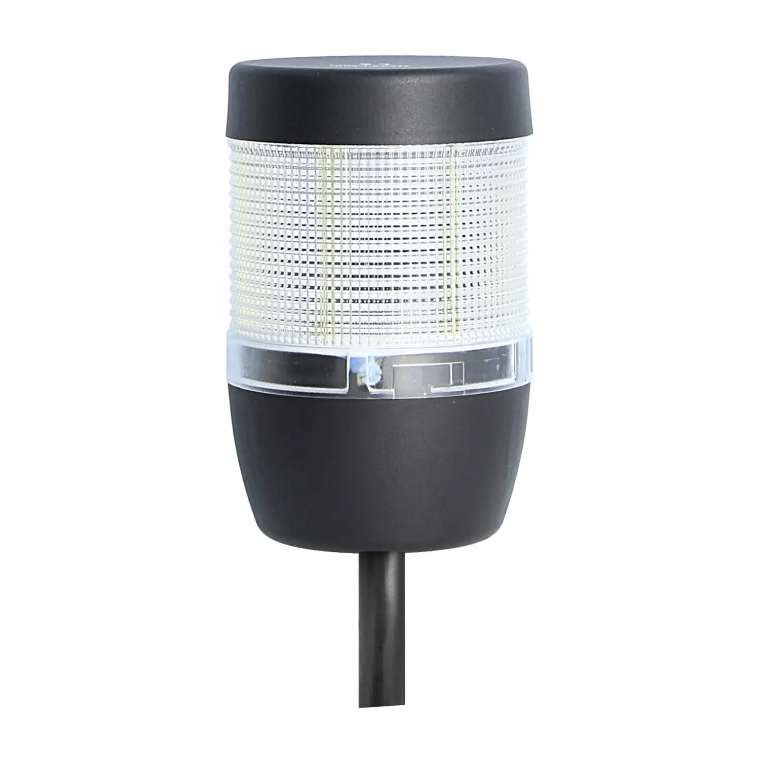 Produktfoto 1 von 135421 STEX24 Signalsäule weiß, 70mm, 24V AC/DC, LED-Blinklicht Kabel 10,0 Meter, SS70-OB1/24 137 Anschlusstechnik: Anschlusskabel