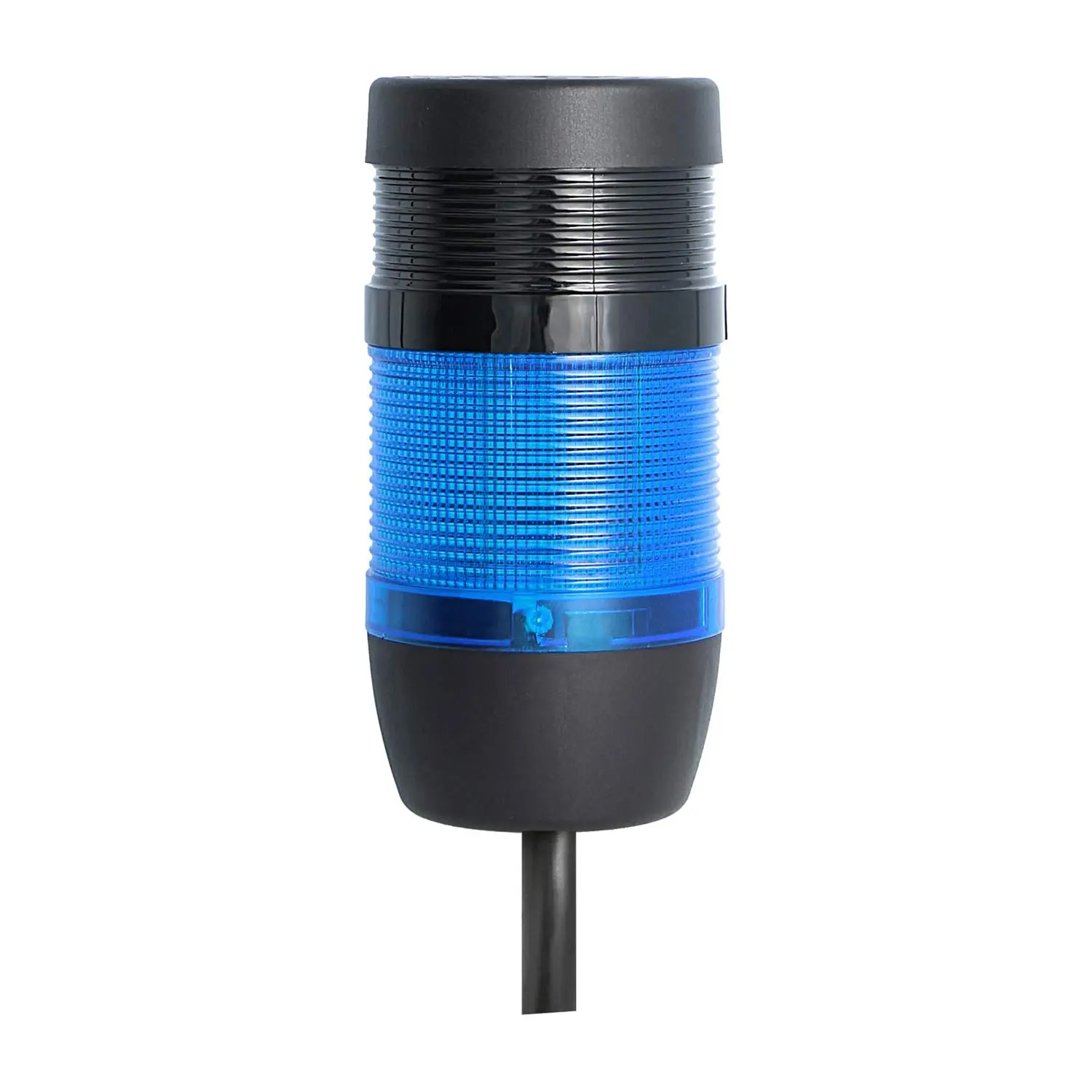 Produktfoto 1 von 135477 STEX24 Signalsäule blau, 70mm, 24V AC/DC, LED-Dauerlicht mit Summer, Kabel 10,0 Meter, SS70-B1/24 131 Lautstärke 90 db
