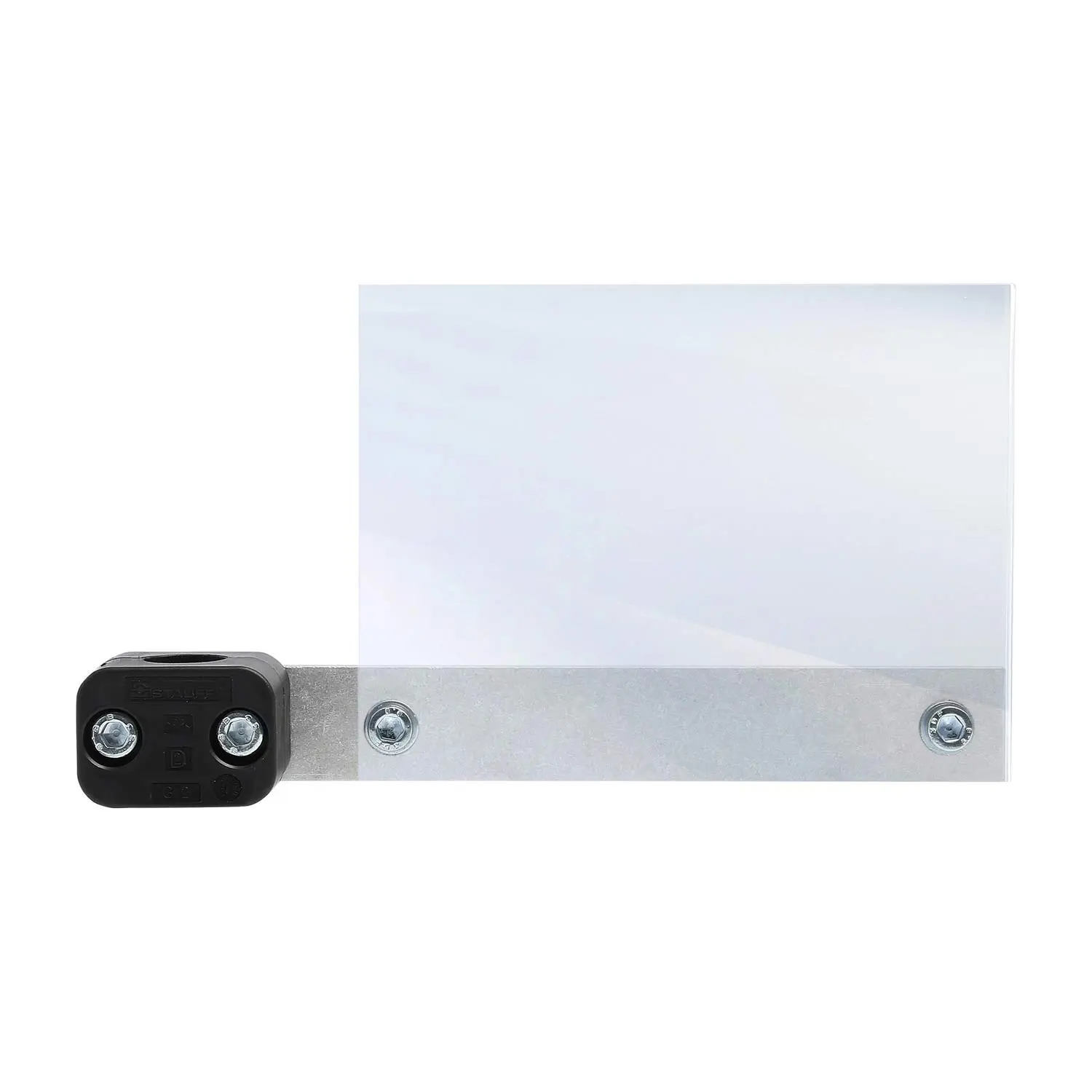 Produktfoto 1 von 135544 STEX24 BT-H18 101 Beschriftungstafel unbedruckt für einstufige Signalsäule/Summer/Signalleuchte Werkstoff PA / Aluminium / PMMA