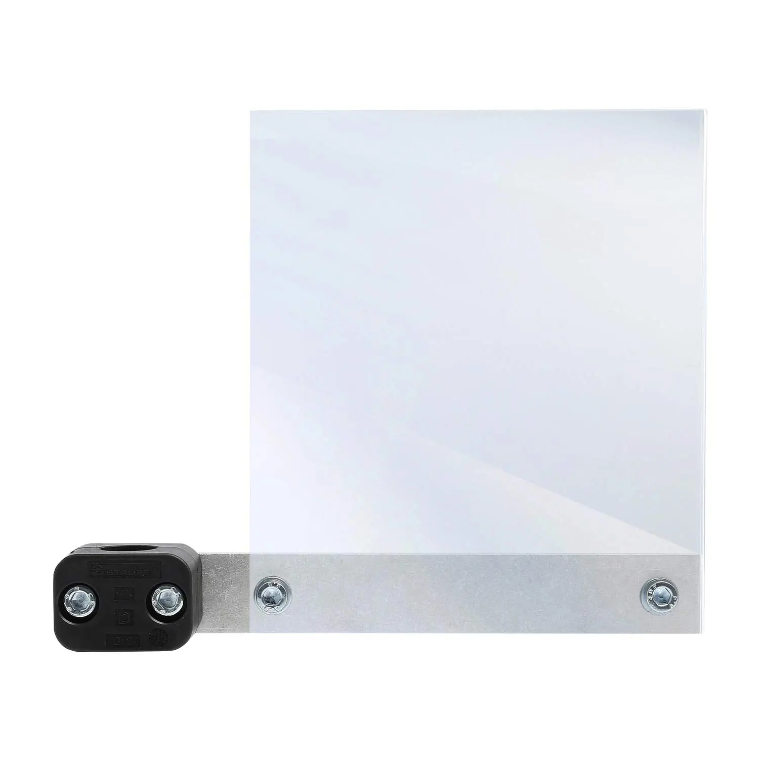 Produktfoto 1 von 135545 STEX24 BT-H18 102 Beschriftungstafel unbedruckt für zweistufige Signalsäule Werkstoff PA / Aluminium / PMMA