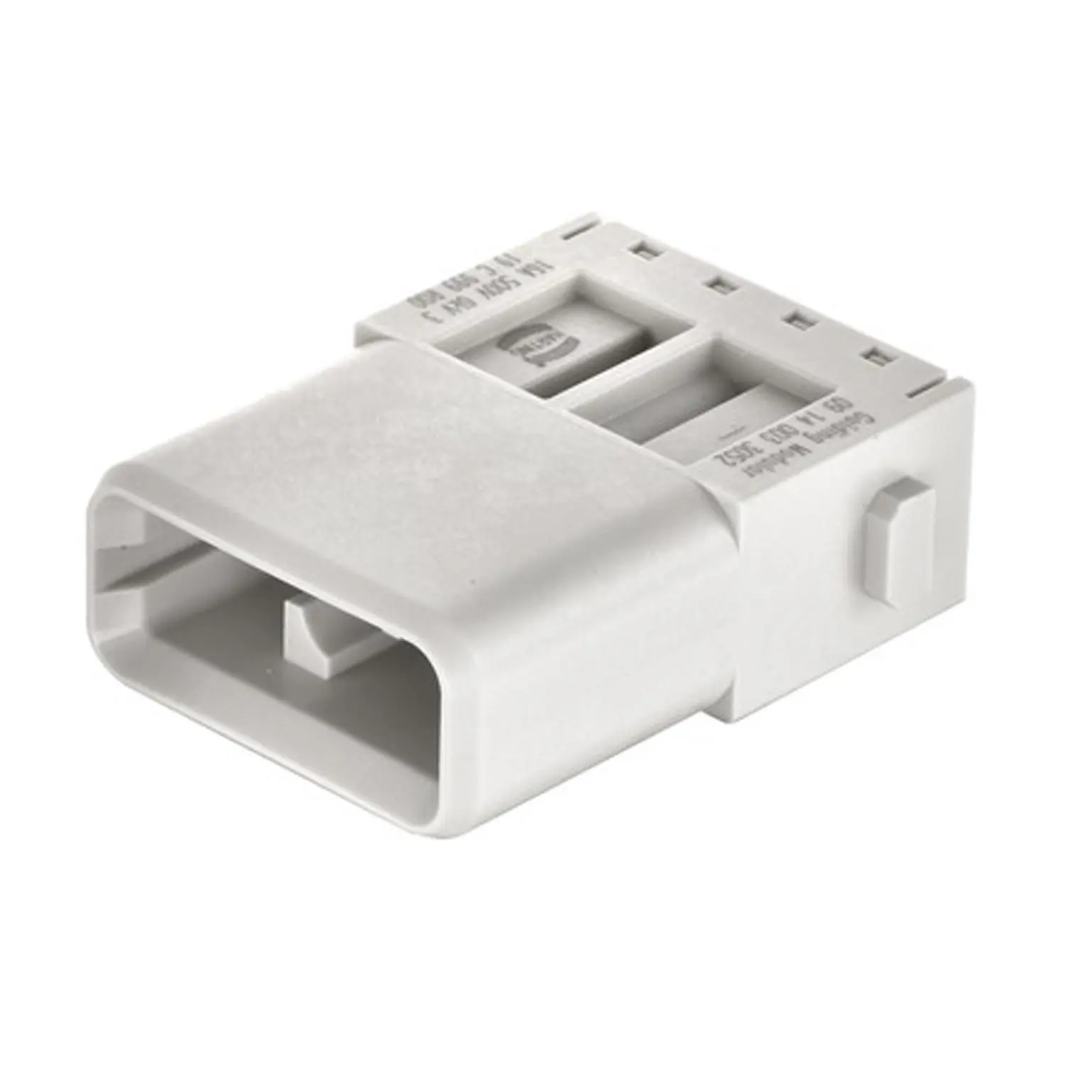 Produktfoto 1 von 09140033052 HARTING Han Guiding PE Modul Stifteinsatz (M) Crimpanschluss, 2-polig 500V, 16A
