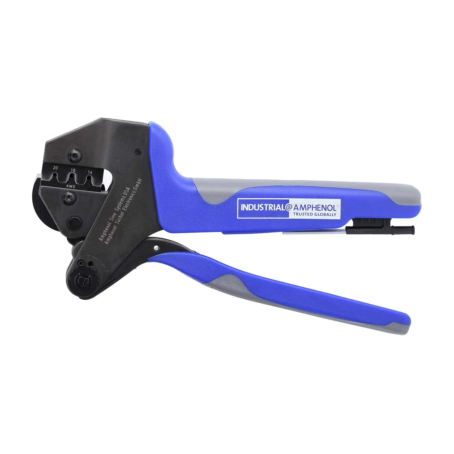Produktfoto 1 von ATT-16-01 Amphenol AS-WZ 103 Crimpwerkzeug Einzelkontakt gestanzt für AT-Serie Kontaktgröße size 16 für Kontaktart: gestanzte Kontakte Serie A