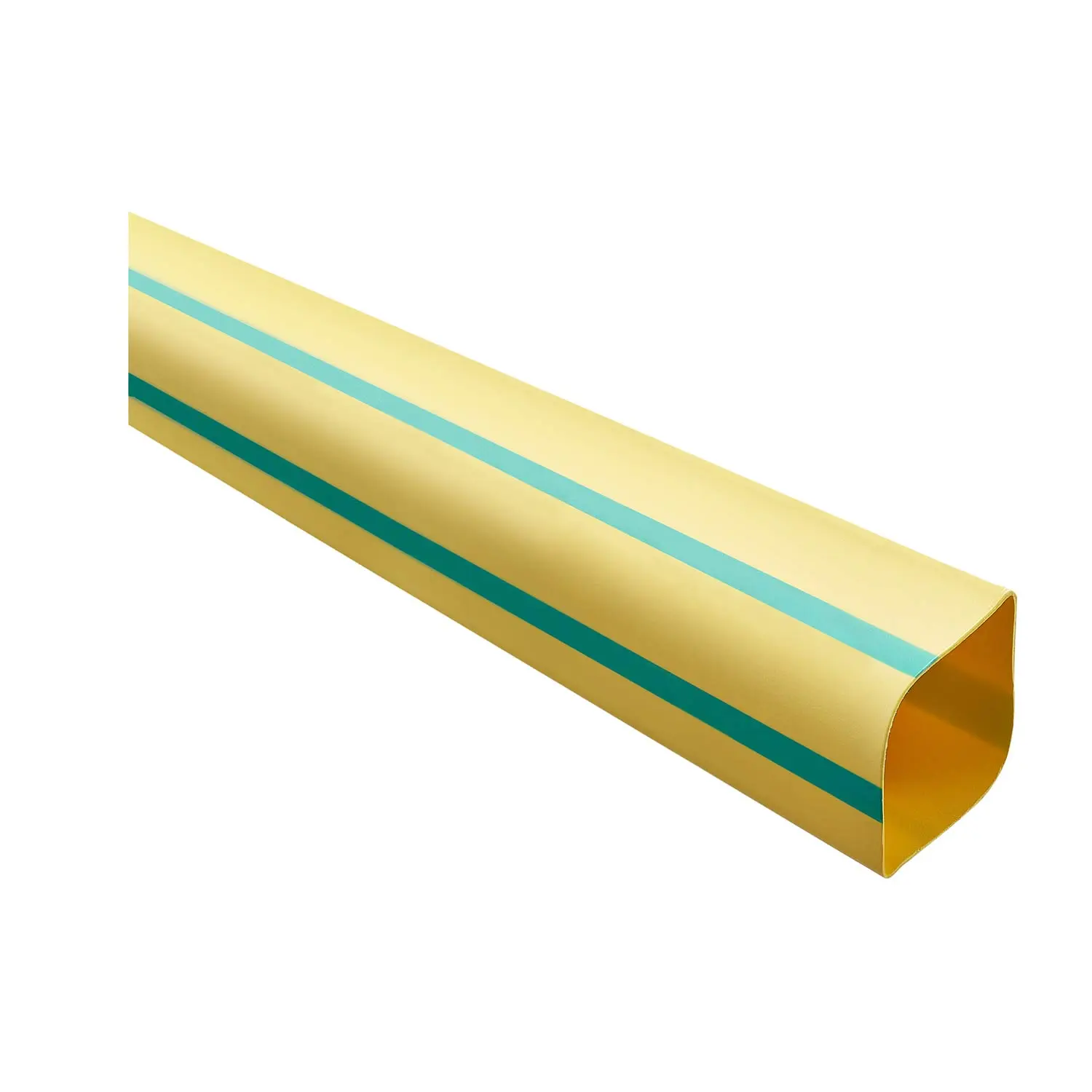 Produktfoto 1 von 136186 STEX24 Schrumpfschlauch 3:1, Rolle mit 30,0m, grün/gelb 18,0/6,0mm, 3/4 Zoll, WSR3 Schrumpftemperatur mind. 70°C, vollständig bei mind. 100°C