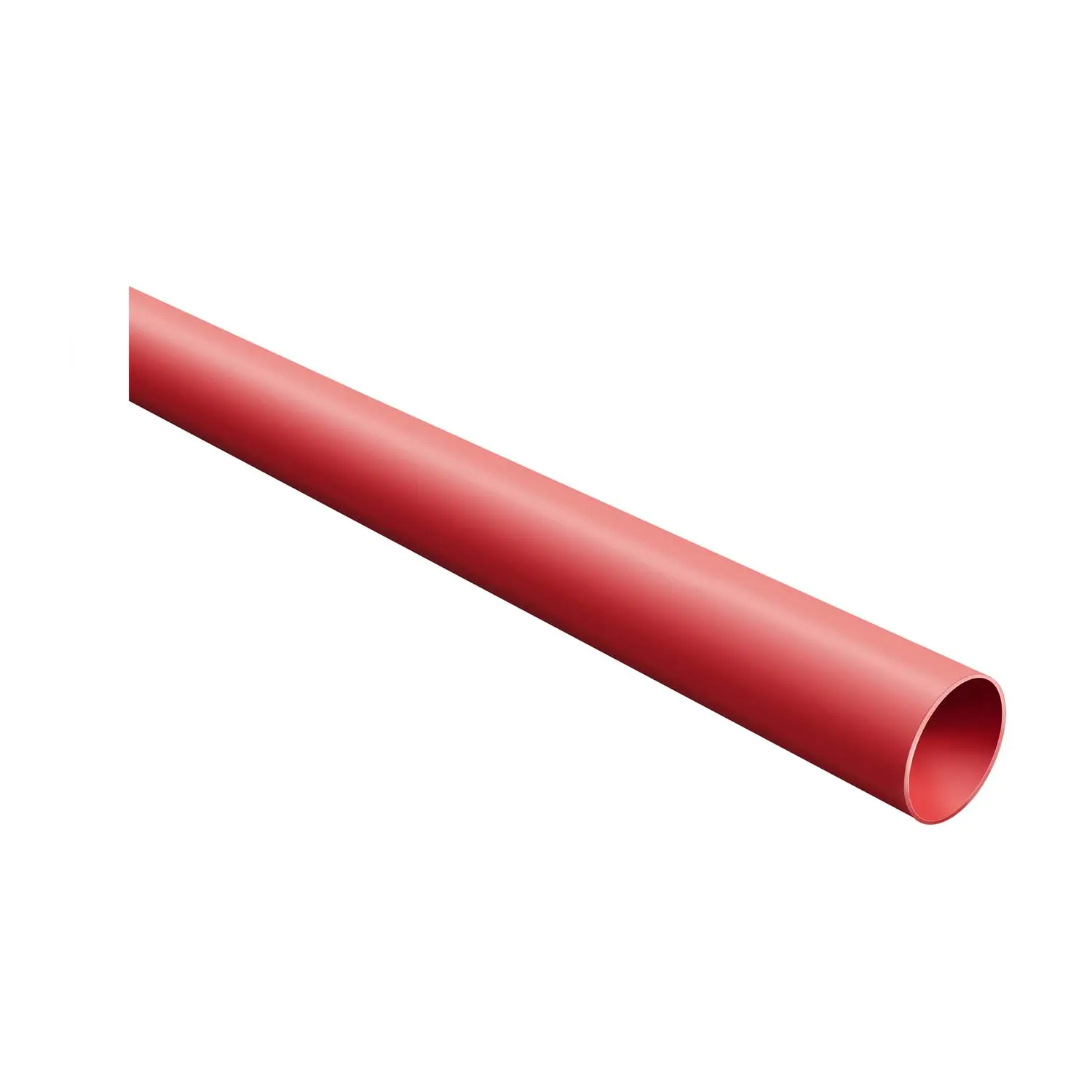 Schrumpfschlauch mit Kleberbeschichtung dünnwandig 3:1, Rolle mit 75,0m, rot 6,0/2,0mm, 1/4 Zoll Schrumpftemperatur mind. 110°C