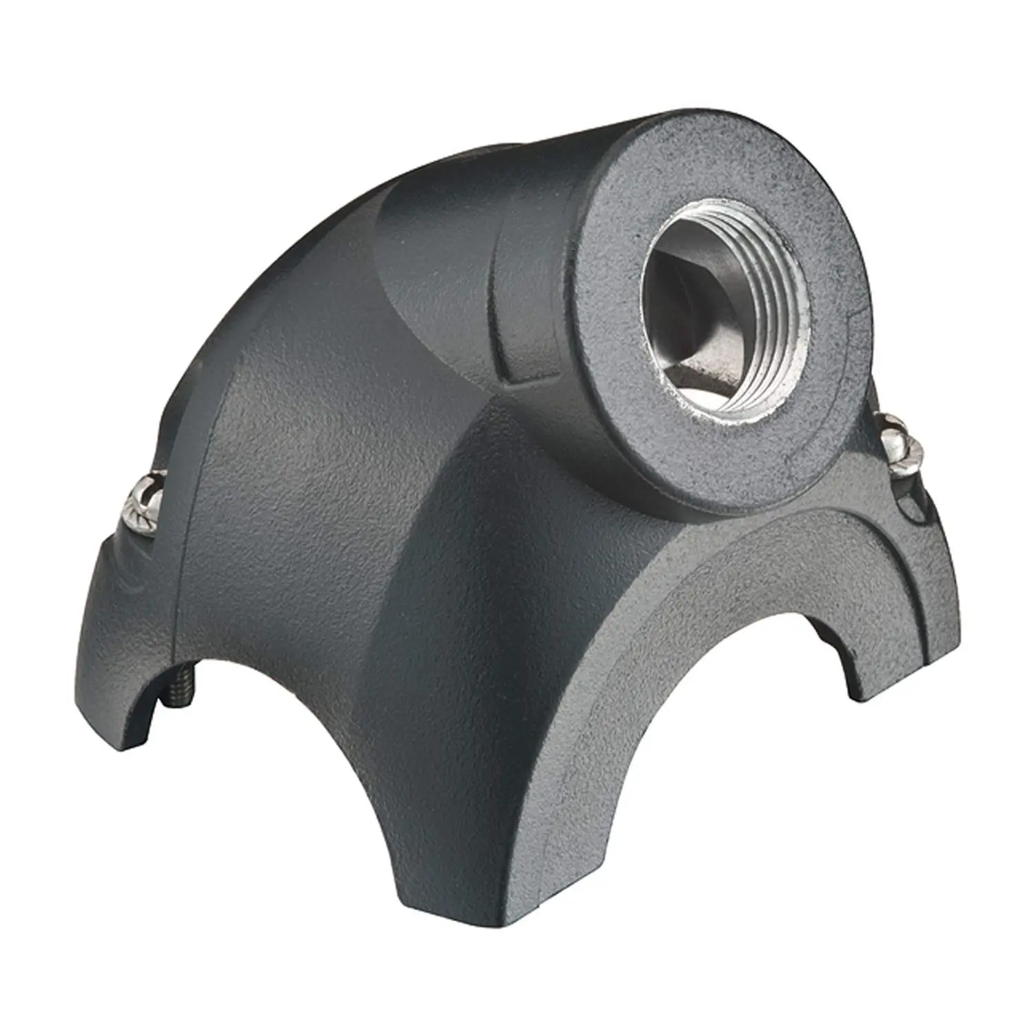 Produktfoto 1 von 11123001600 Harting Han-Yellock 30 Haube, 1xM20 gewinkelter Kabeleingang, Druckknopfverriegelung