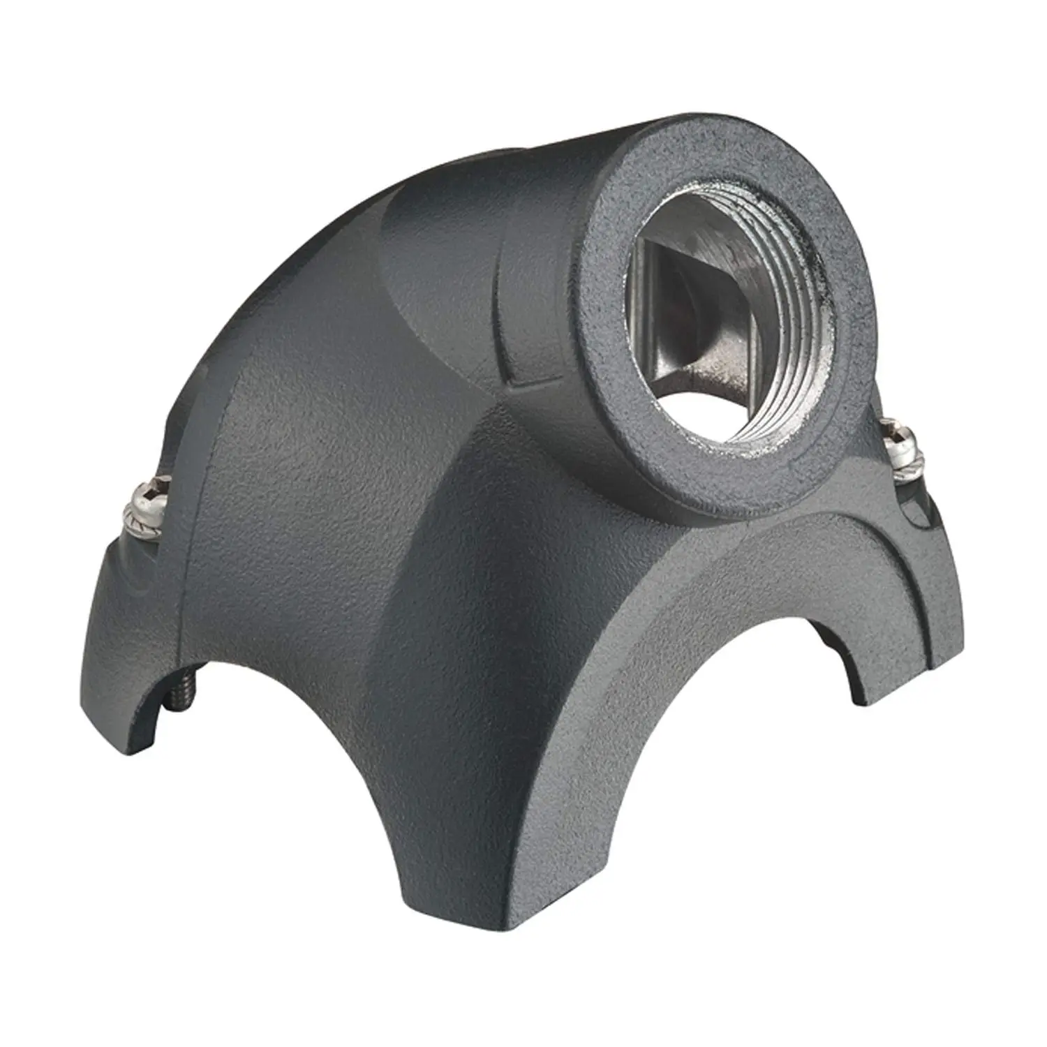 Produktfoto 1 von 11123001601 HARTING Han-Yellock 30 Haube, 1xM25 gewinkelter Kabeleingang, Druckknopfverriegelung
