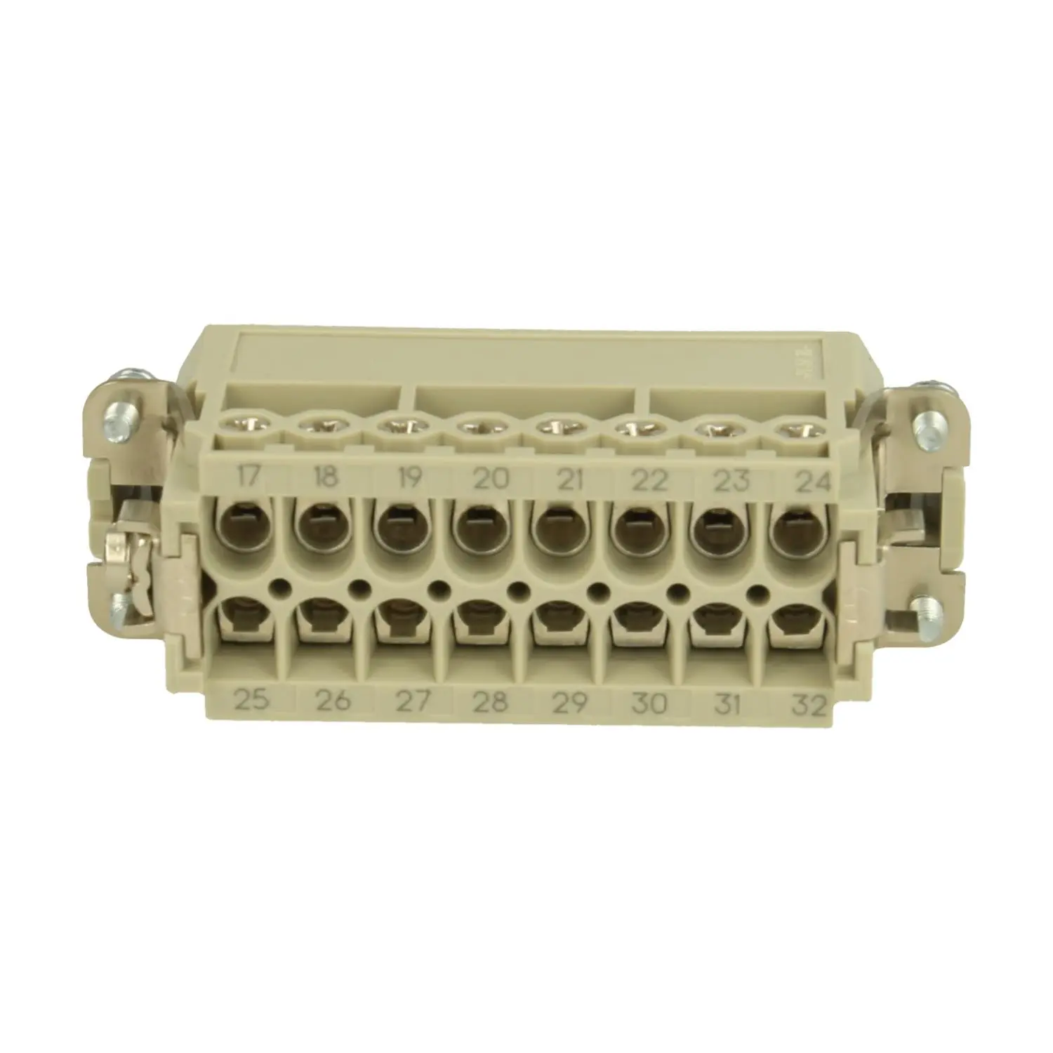 Produktfoto 1 von 09200162615 HARTING Han 16A Stifteinsatz (M) Schraubanschluss, 16-polig+PE 250V, 16A