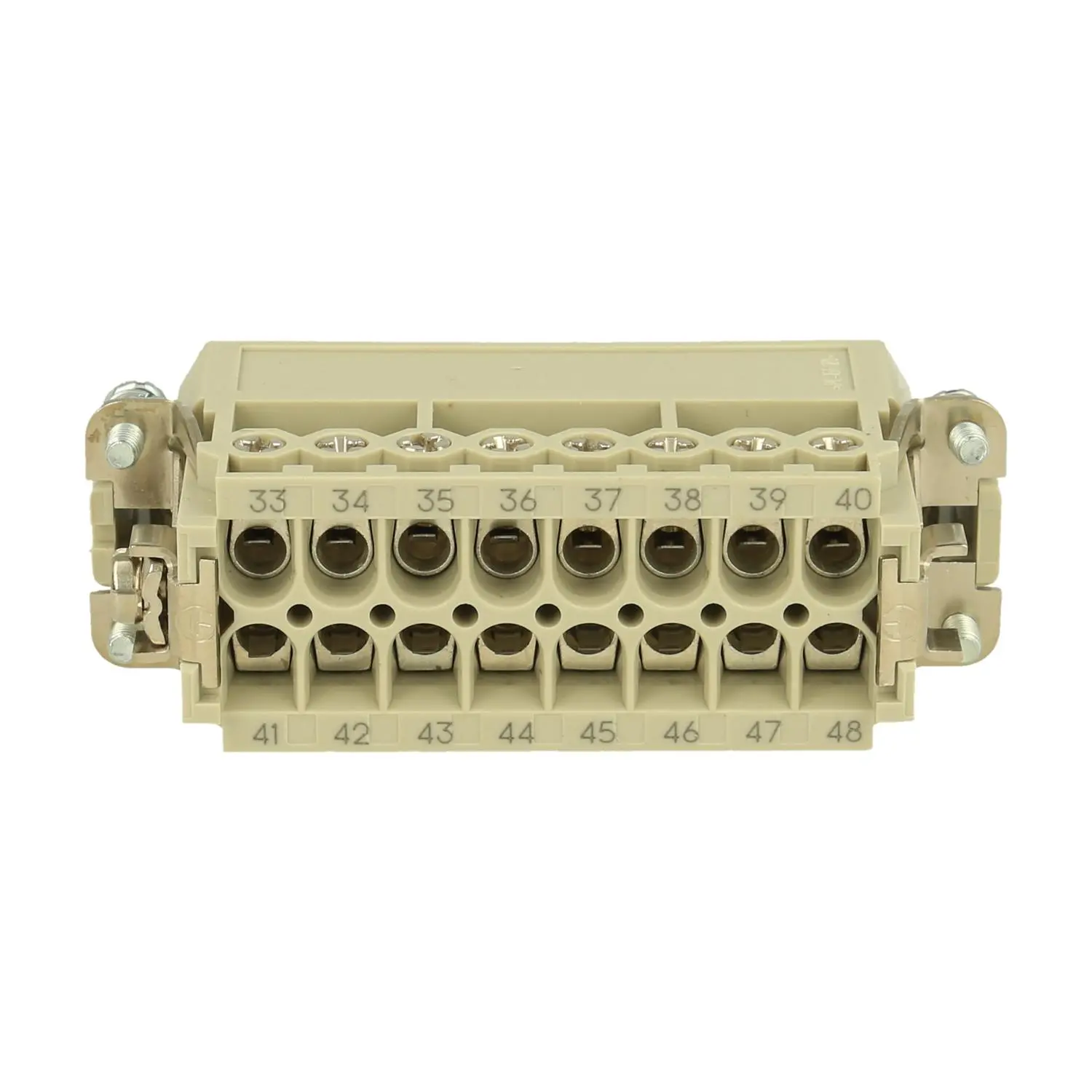 Produktfoto 1 von 09200162616 HARTING Han 16A Stifteinsatz (M) Schraubanschluss, 16-polig+PE 250V, 16A