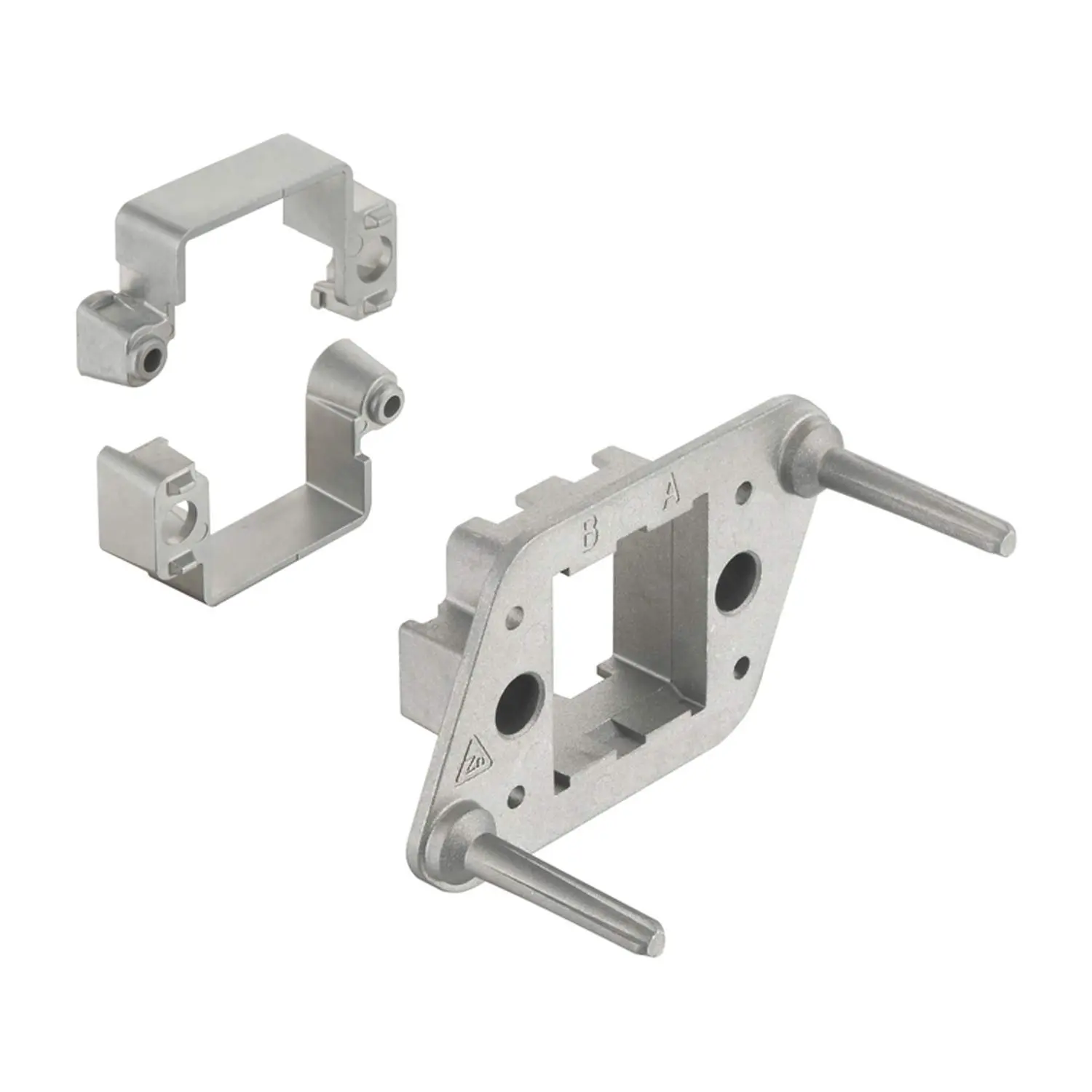 Produktfoto 1 von 09140061716 HARTING Han 6Mod Docking Frame Fixed, Satz