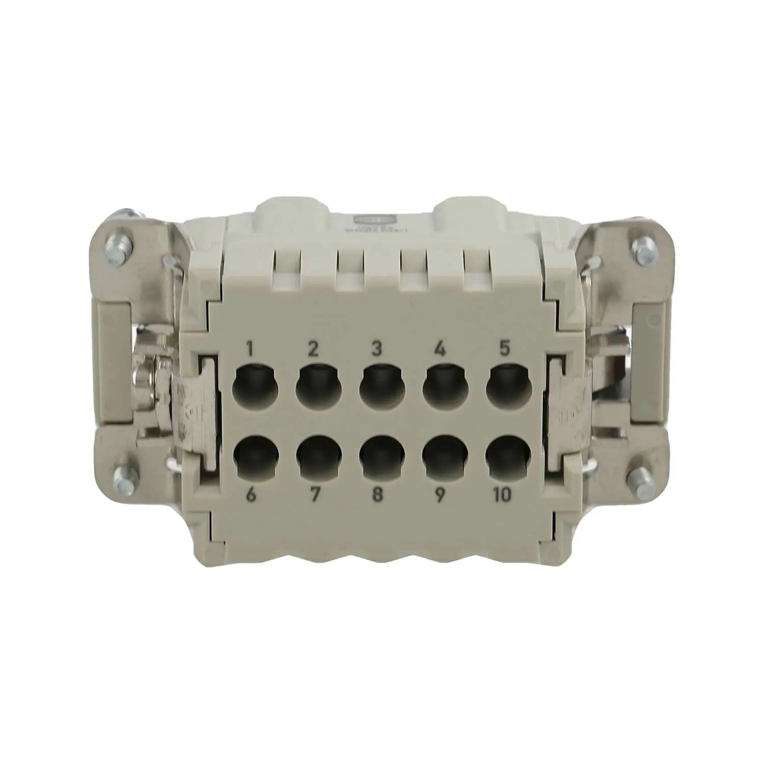 Produktfoto 1 von 09360102602 HARTING Han 10Ex Stifteinsatz (M) Crimpanschluss, 10-polig+PE 90V, 16A