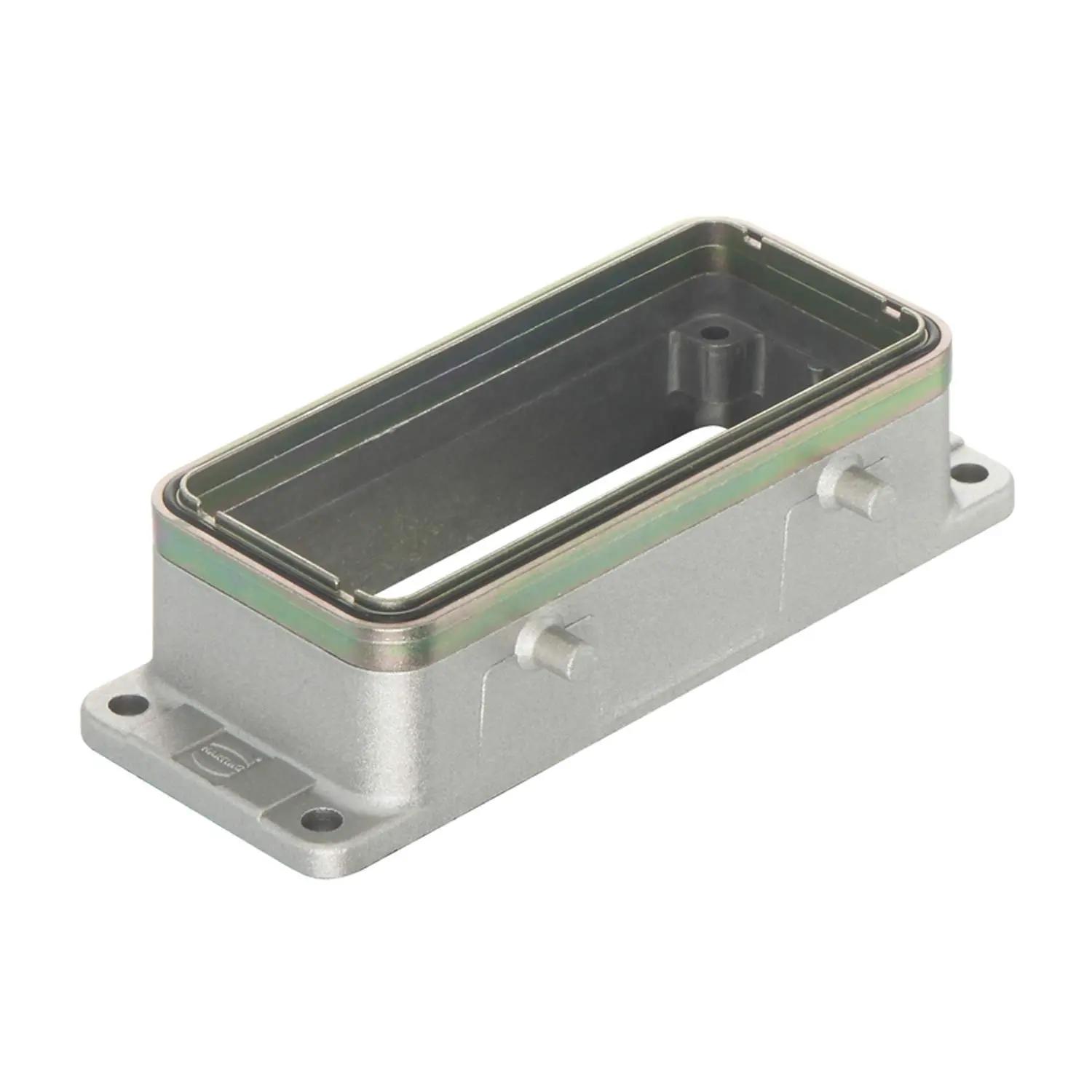 Produktfoto 1 von 09628160303 Harting Han 16B EMV Anbaugehäuse niedrig für 2 Bügel (am Oberteil)