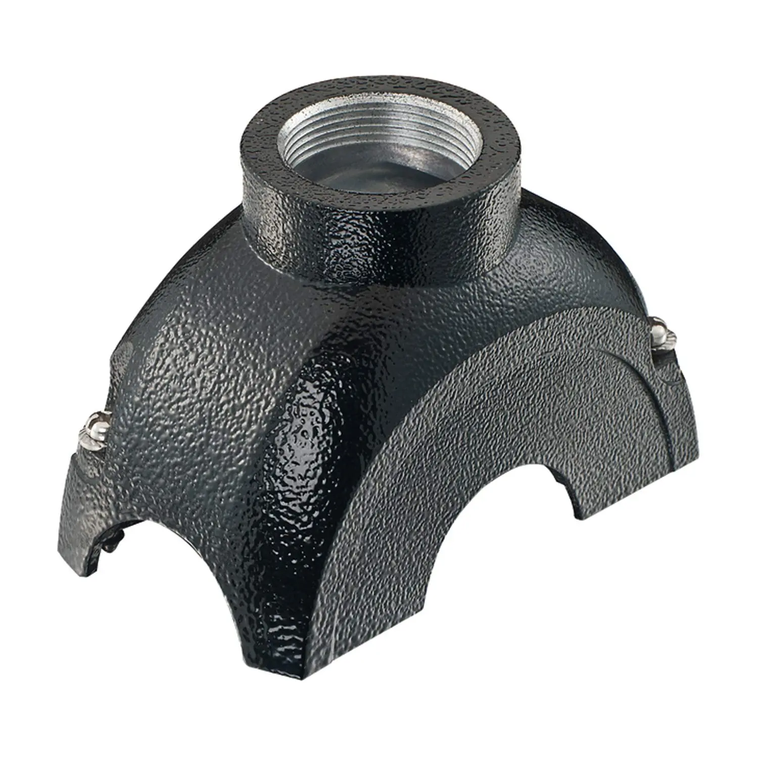 Produktfoto 1 von 11136001402 HARTING Han-Yellock 60 Haube, 1xM32 gerader Kabelabgang, Druckknopfverriegelung