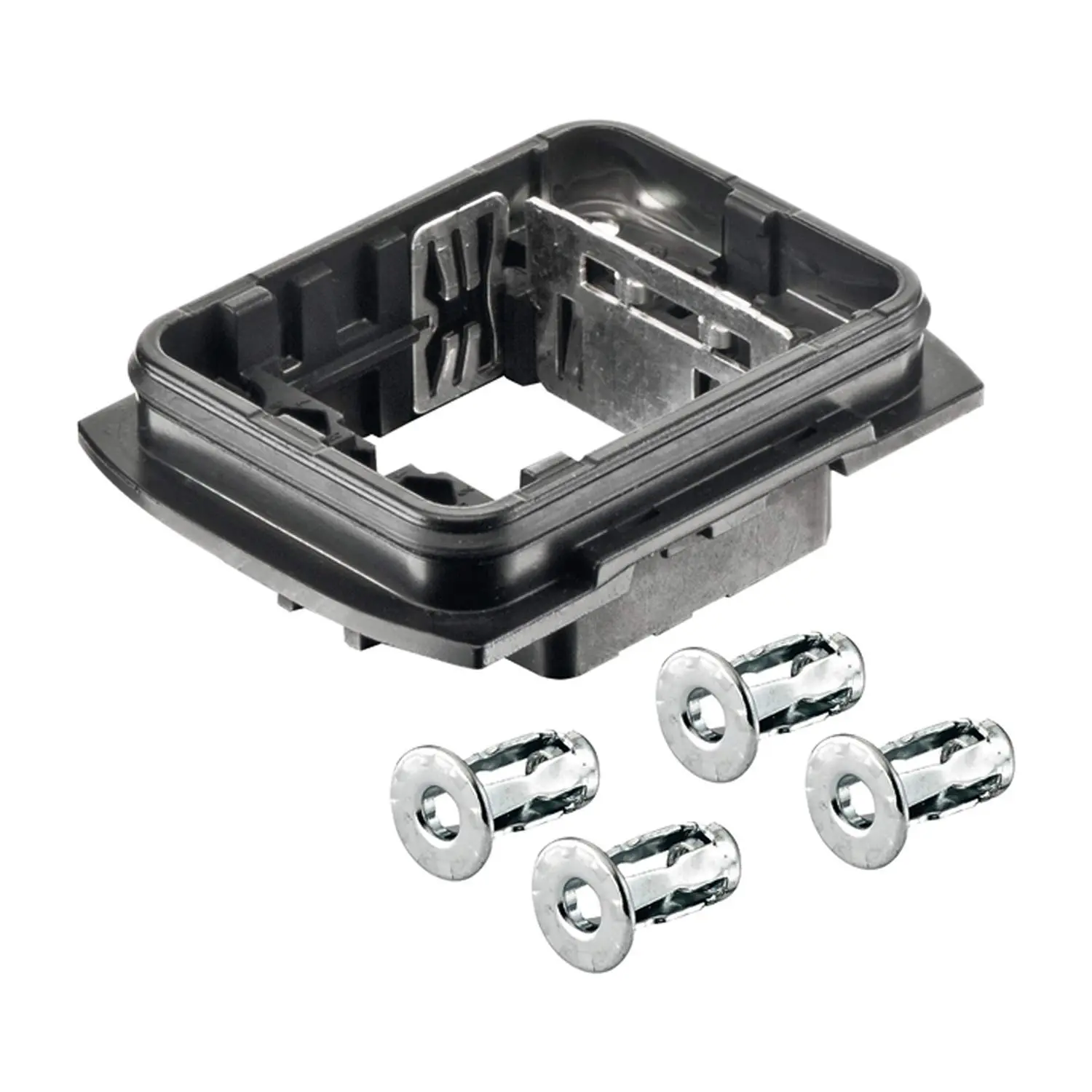 Produktfoto 1 von 11133000302 HARTING Han-Yellock 30 Outdoor Anbaugehäuse incl. Wanddübel für Druckknopfverriegelung