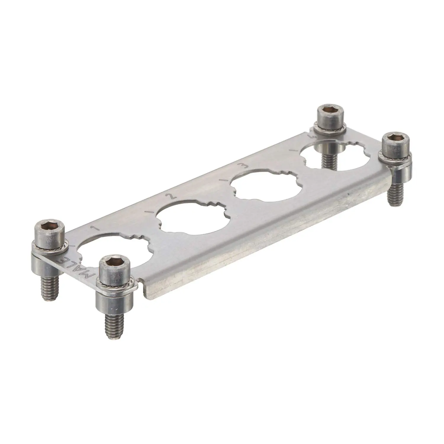 Produktfoto 1 von 09110009927 HARTING Han HPR Halterahmen enlarged, Baugröße 24B Stift, für 4 HC-Module 250 Werkstoff Edelstahl