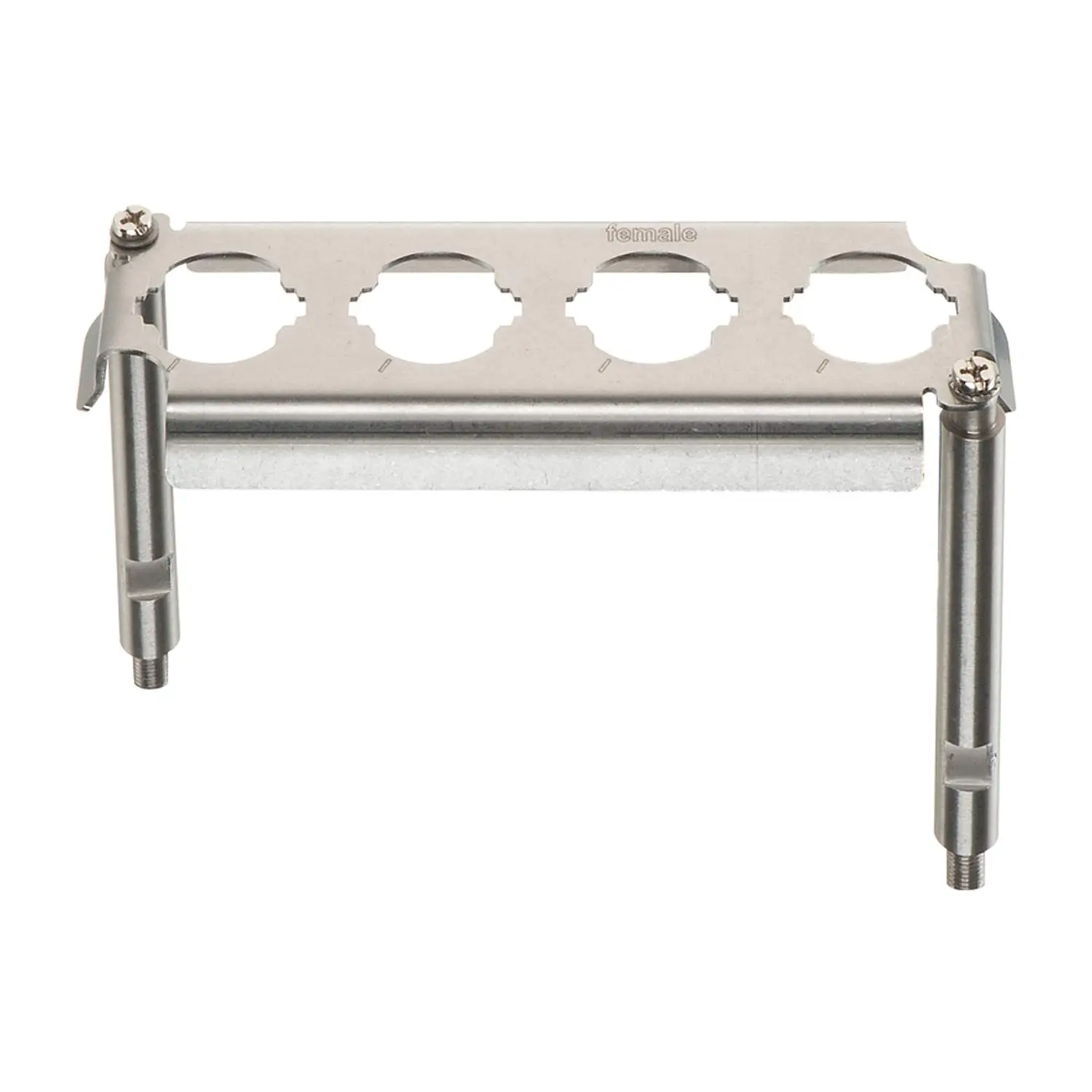 Produktfoto 1 von 09400249904 Harting Han HPR EasyCon Halterahmen, Baugröße 24 HPR Buchse, für 4 HC-Module 250 Werkstoff Metall