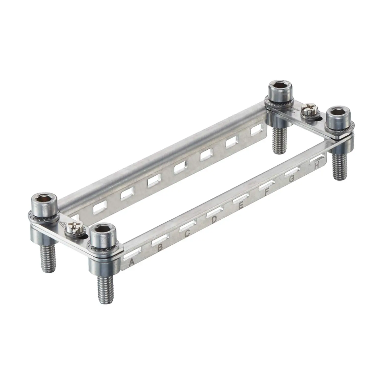 Produktfoto 1 von 09110009935 HARTING Han HPR EasyCon Halterahmen enlarged, Baugröße 24 HPR Stift, für 8 Module Werkstoff Edelstahl