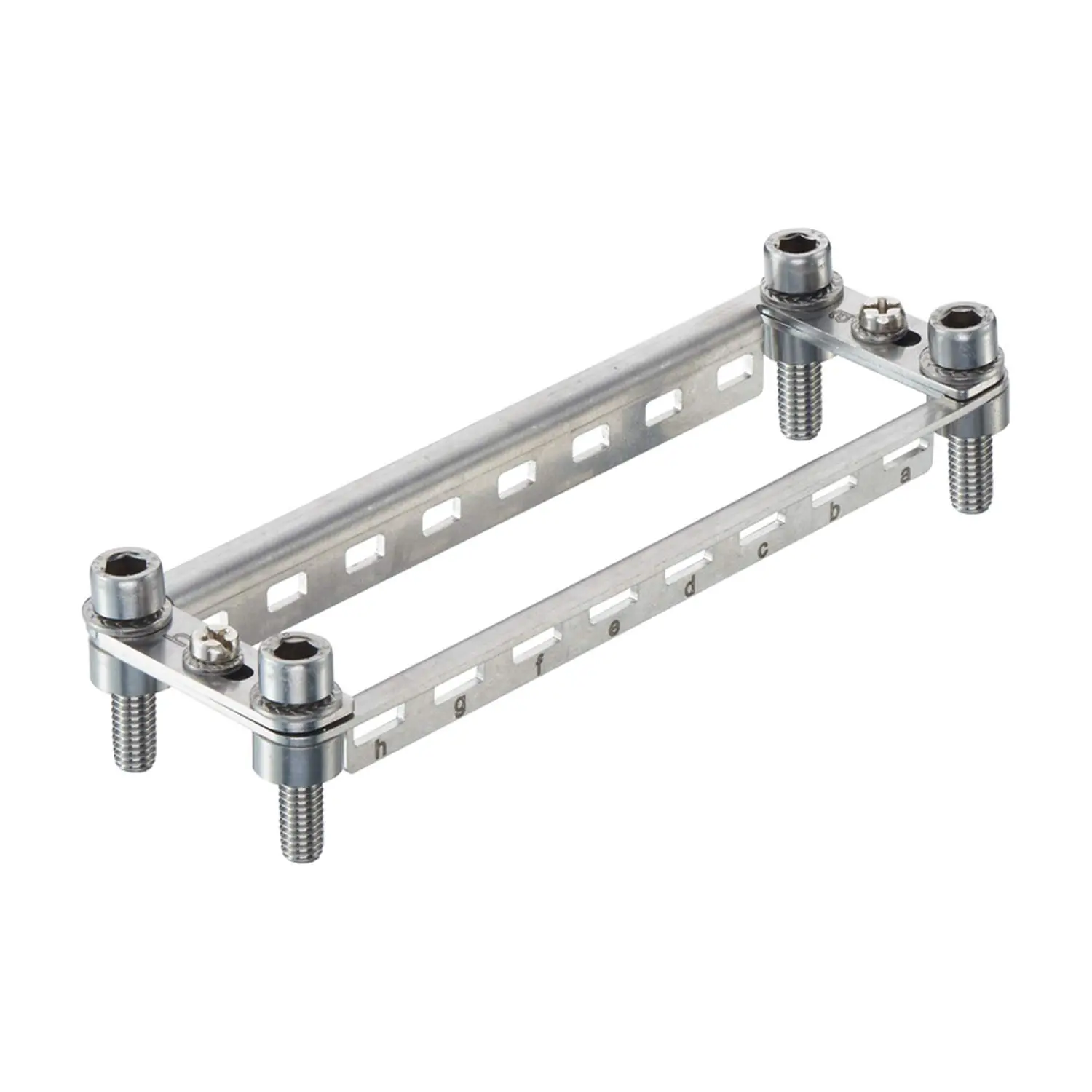 Produktfoto 1 von 09110009936 HARTING Han HPR EasyCon Halterahmen enlarged, Baugröße 24 HPR Buchse, für 8 Module Werkstoff Edelstahl