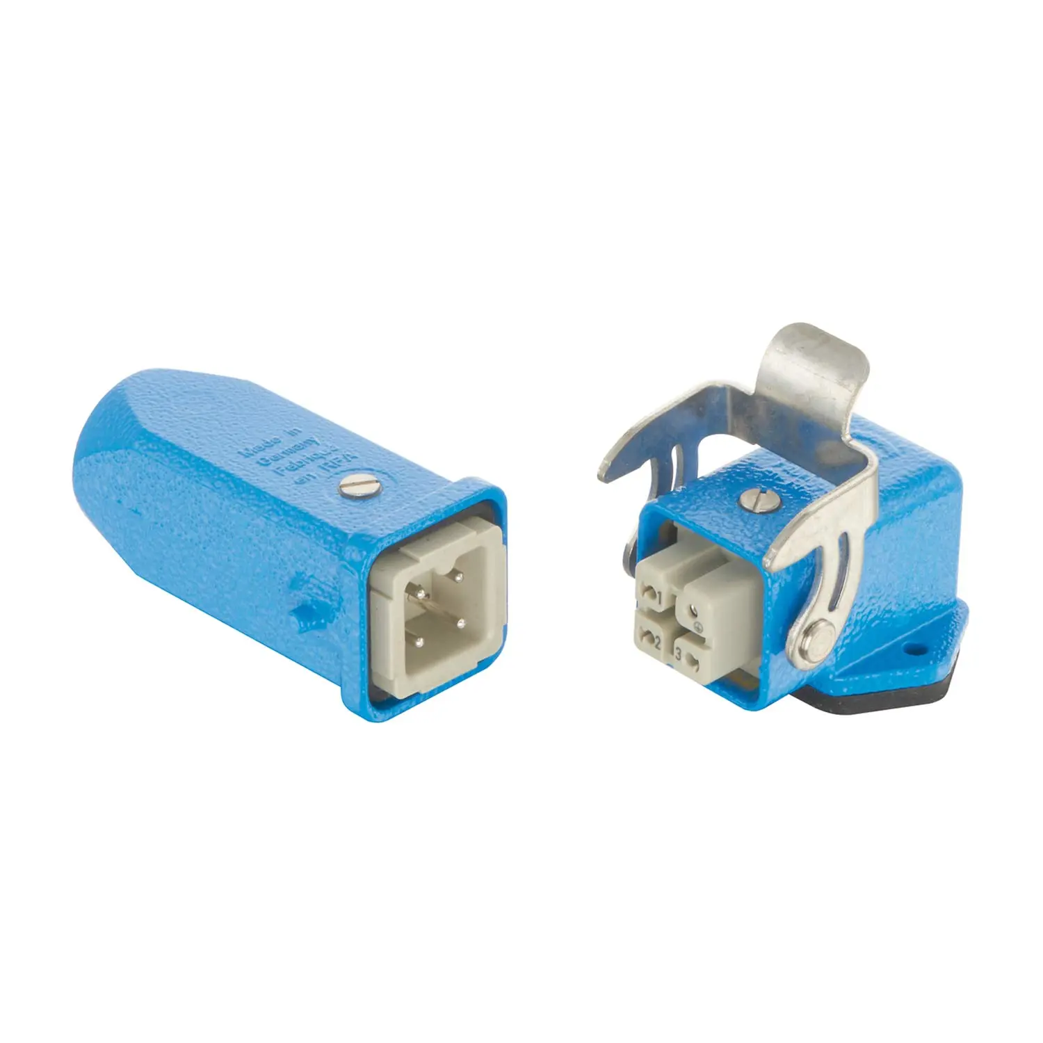 Produktfoto 1 von 10360030005 Harting Han EX Komplettset 3A Anbaugeh. gewink. und Tüllengeh. gerade, 1xM20