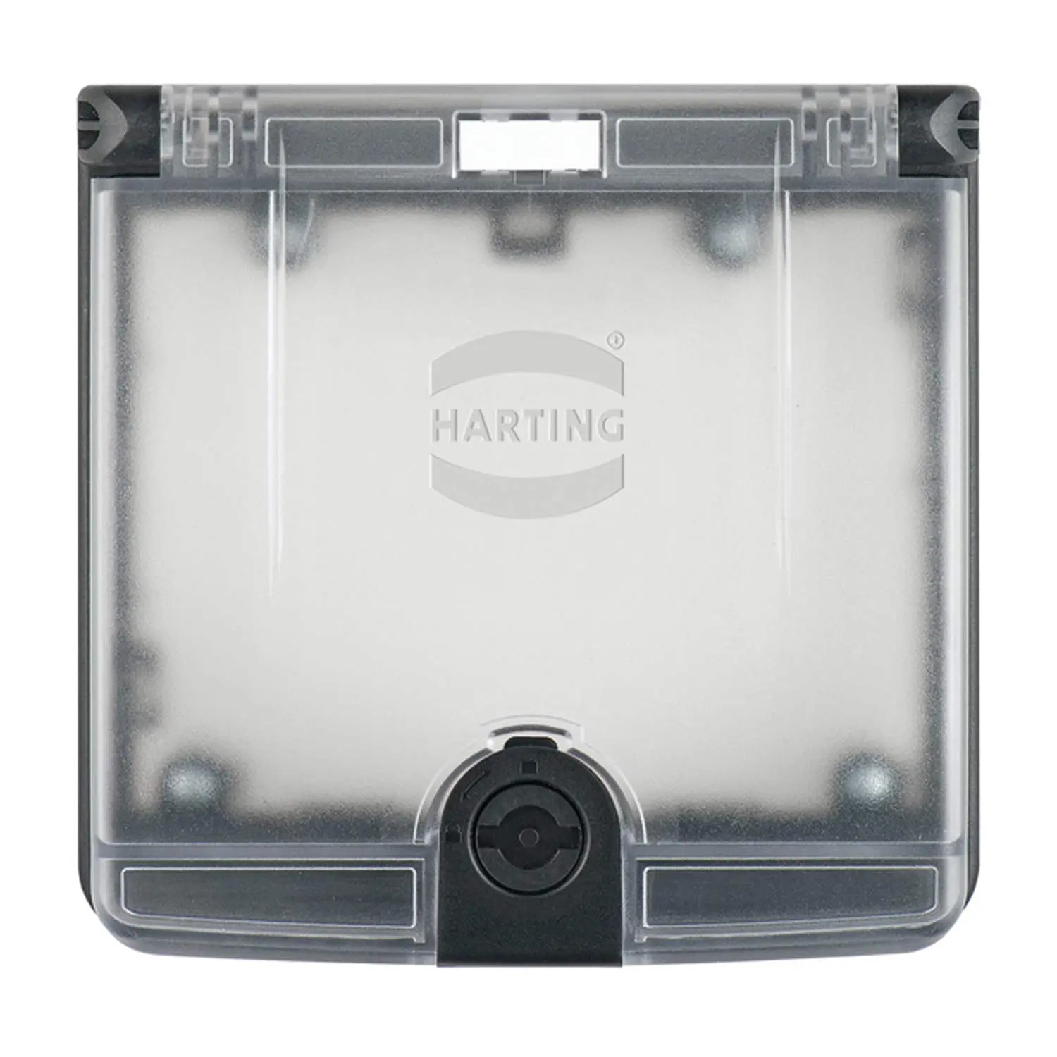 Produktfoto 1 von 39500000400 HARTING Rahmen 2-fach, Plastik transparent