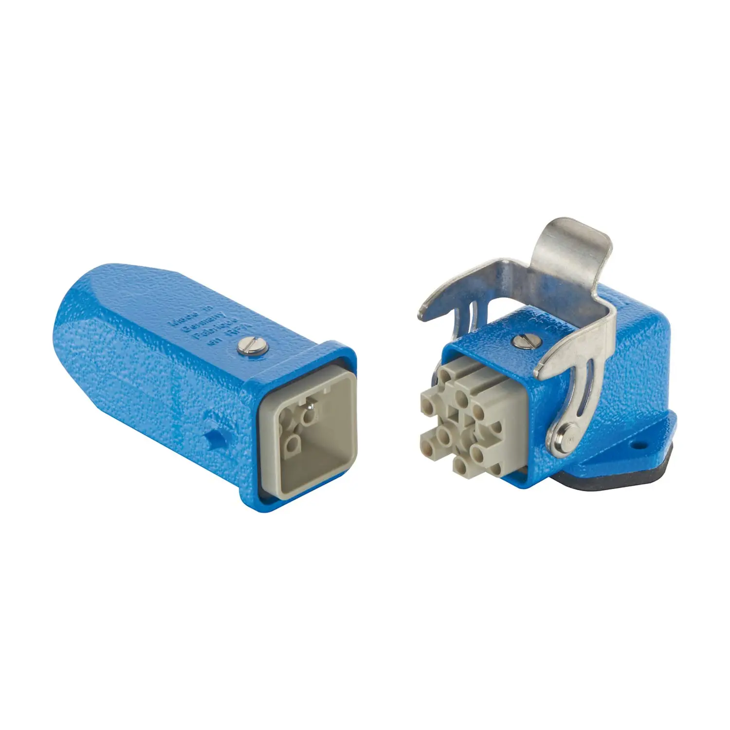 Produktfoto 1 von 10360120003 Harting Han EX Komplettset Q12 Anbaugeh. gewink. und Tüllengeh. gerade, 1xM20