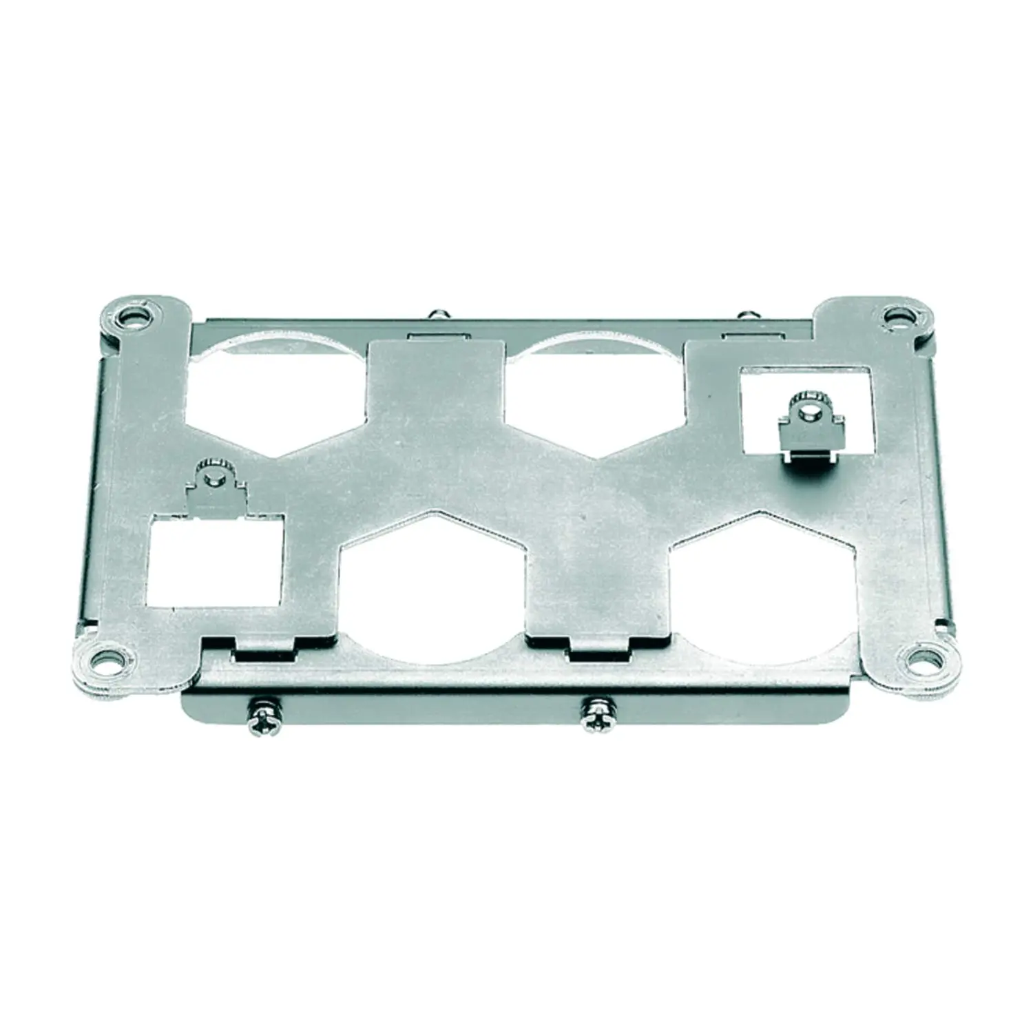 Produktfoto 1 von 09400489910 Harting Han HPR Halterahmen, Baugröße 48 HPR Buchse, für 4 HC-Module 350+2xQ5/0 Werkstoff Metall