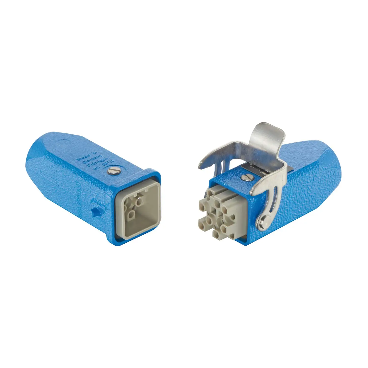 Produktfoto 1 von 10360120004 Harting Han EX Komplettset Q12 Kupplungs- und Tüllengehäuse gerade, 1xM20