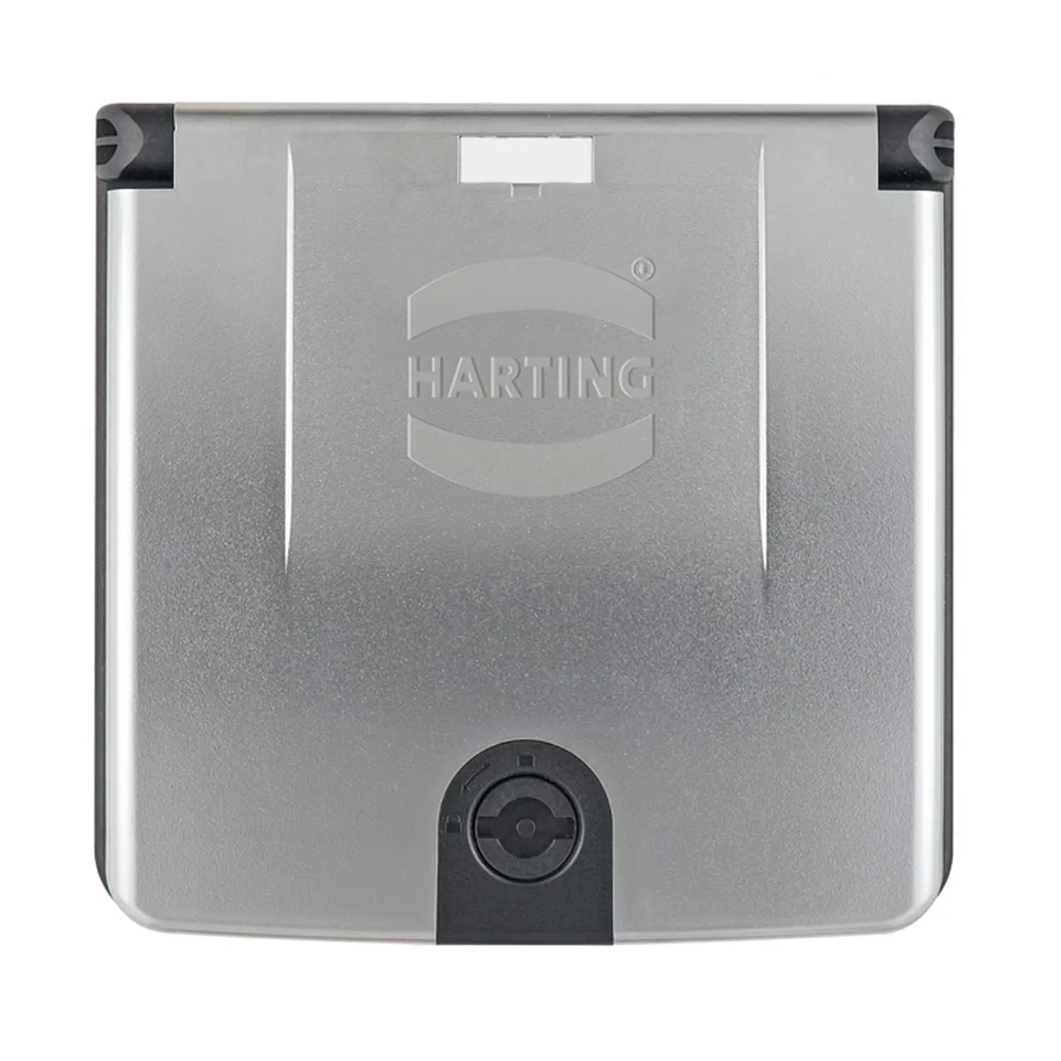 Produktfoto 1 von 39500000420 HARTING Rahmen 2-fach, Plastik metallisiert