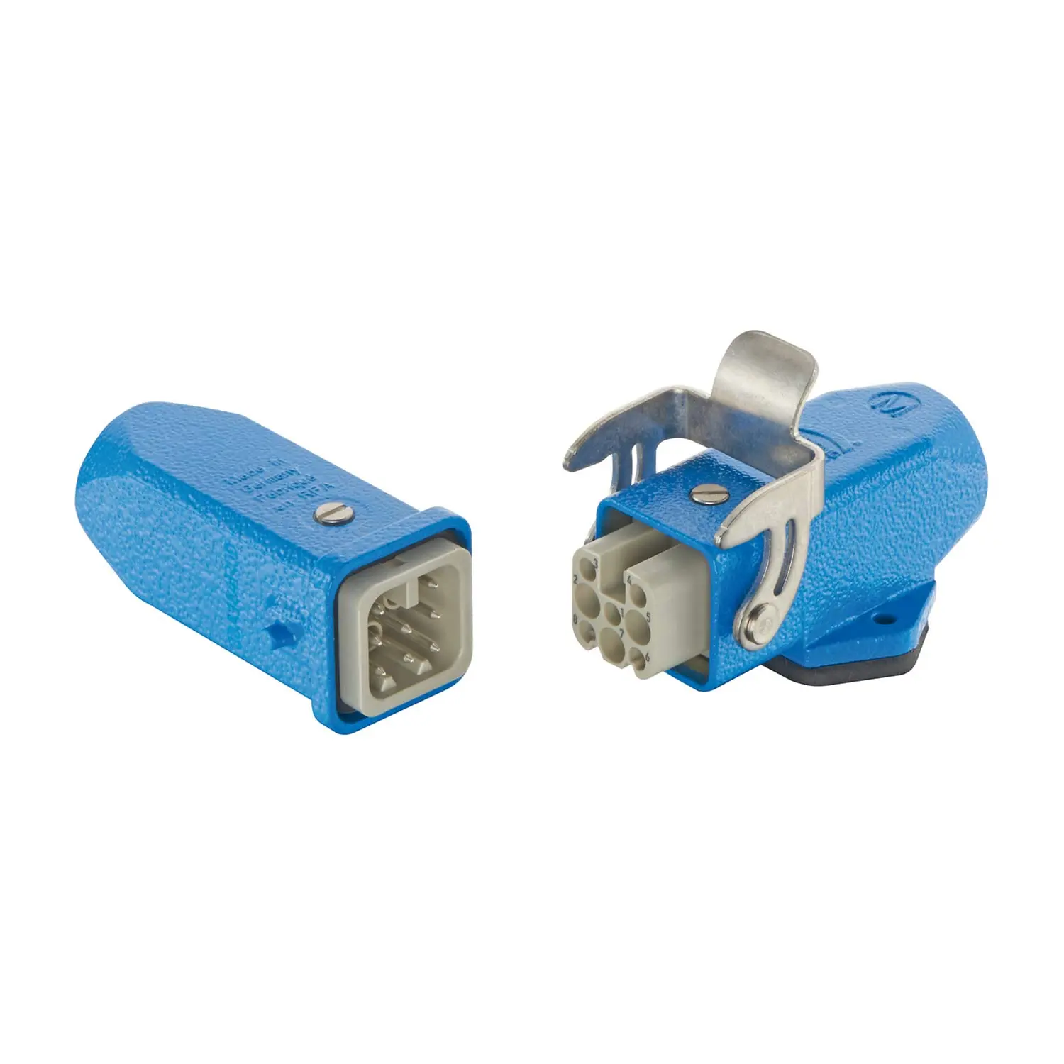 Produktfoto 1 von 10360080014 HARTING Han EX Komplettset 8D Sockel- und Tüllengehäuse gerade, 1xM20