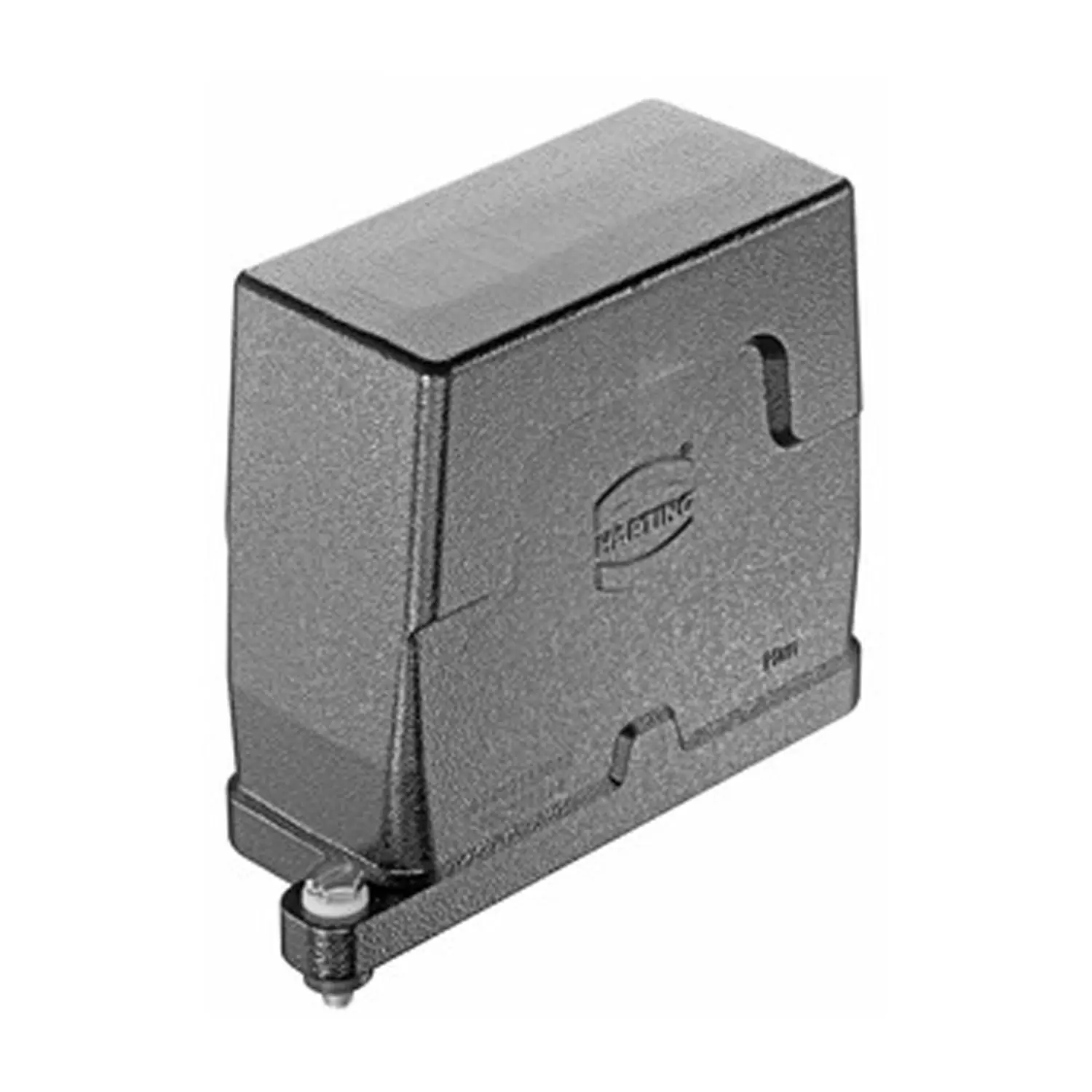 Produktfoto 1 von 09400160812 Harting Han 16HPR enlarged Topfgehäuse ohne Kabelabgang, Schraubverriegelung
