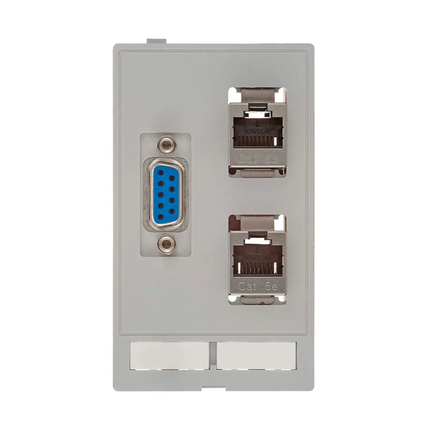 Produktfoto 1 von 39500020163 HARTING Datenmodul (2x RJ45+1xD-Sub9 Bu/Bu)