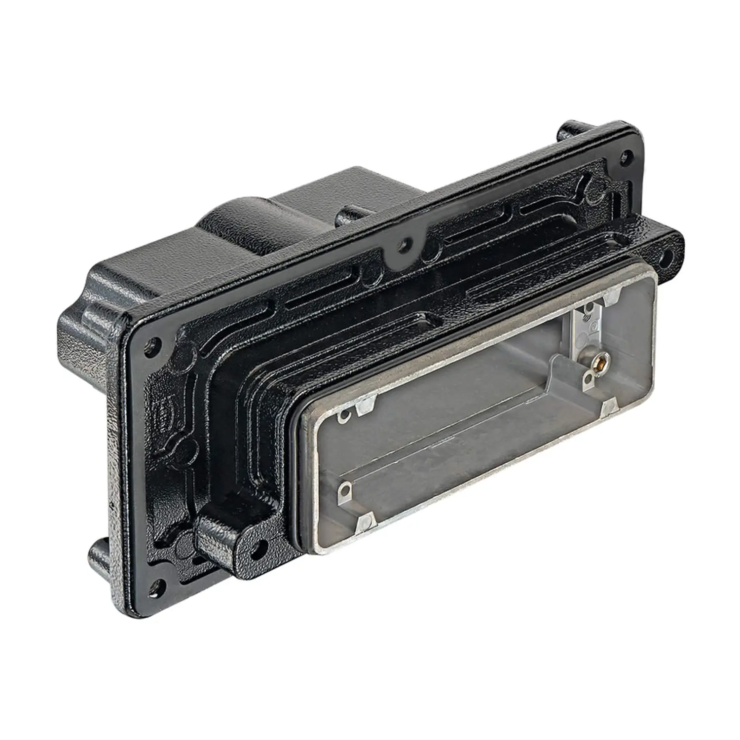 Produktfoto 1 von 19400161114 HARTING Han 16HPR Wanddurchführung, 1xM50 gerader Kabelabgang, Schraubverriegelung