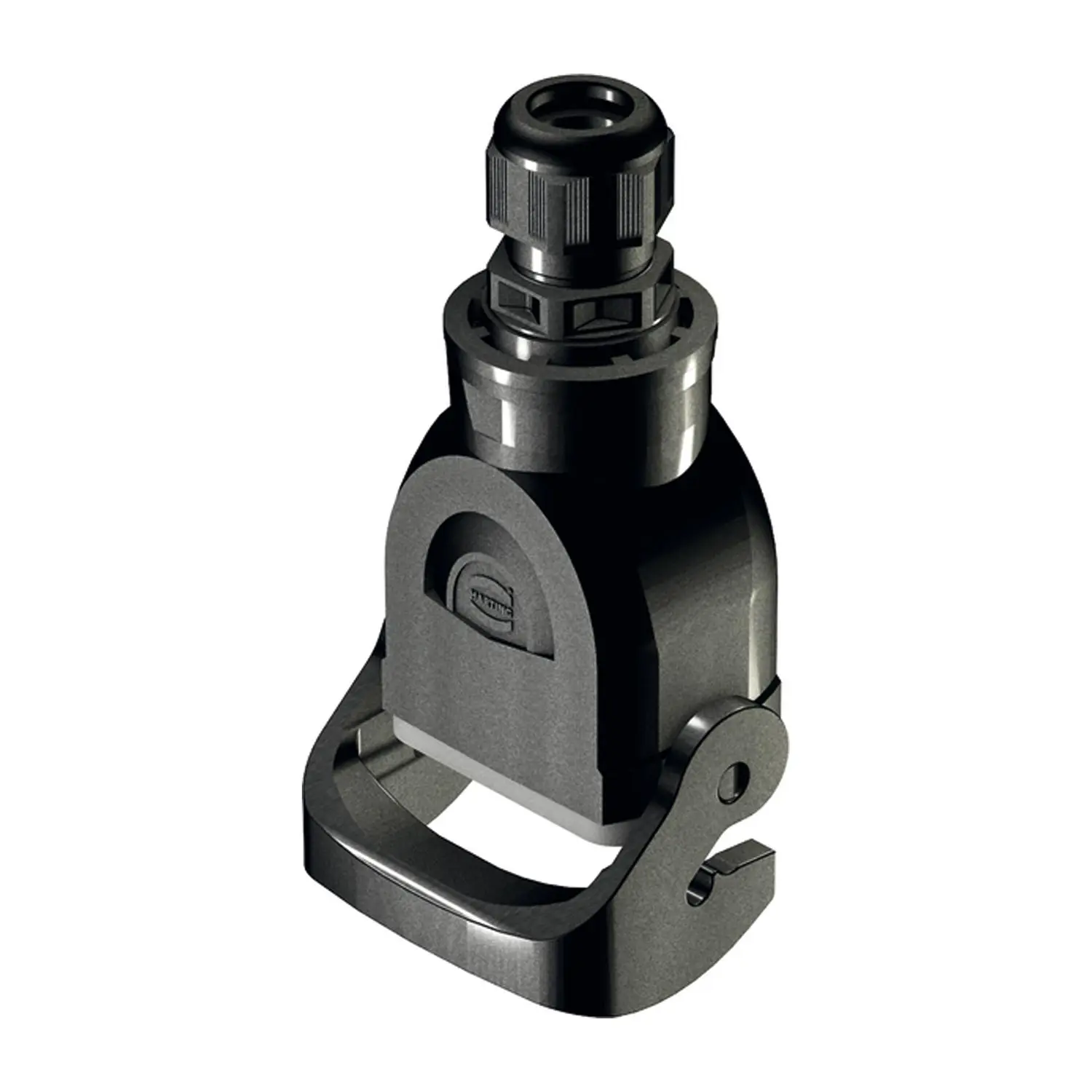 Produktfoto 1 von 19433060756 Harting Han ECO Outdoor 6B Kupplungsgehäuse mit Kabelverschraubung, 1xM25 gerader Kabelabgang, mit 1 Längsbügel
