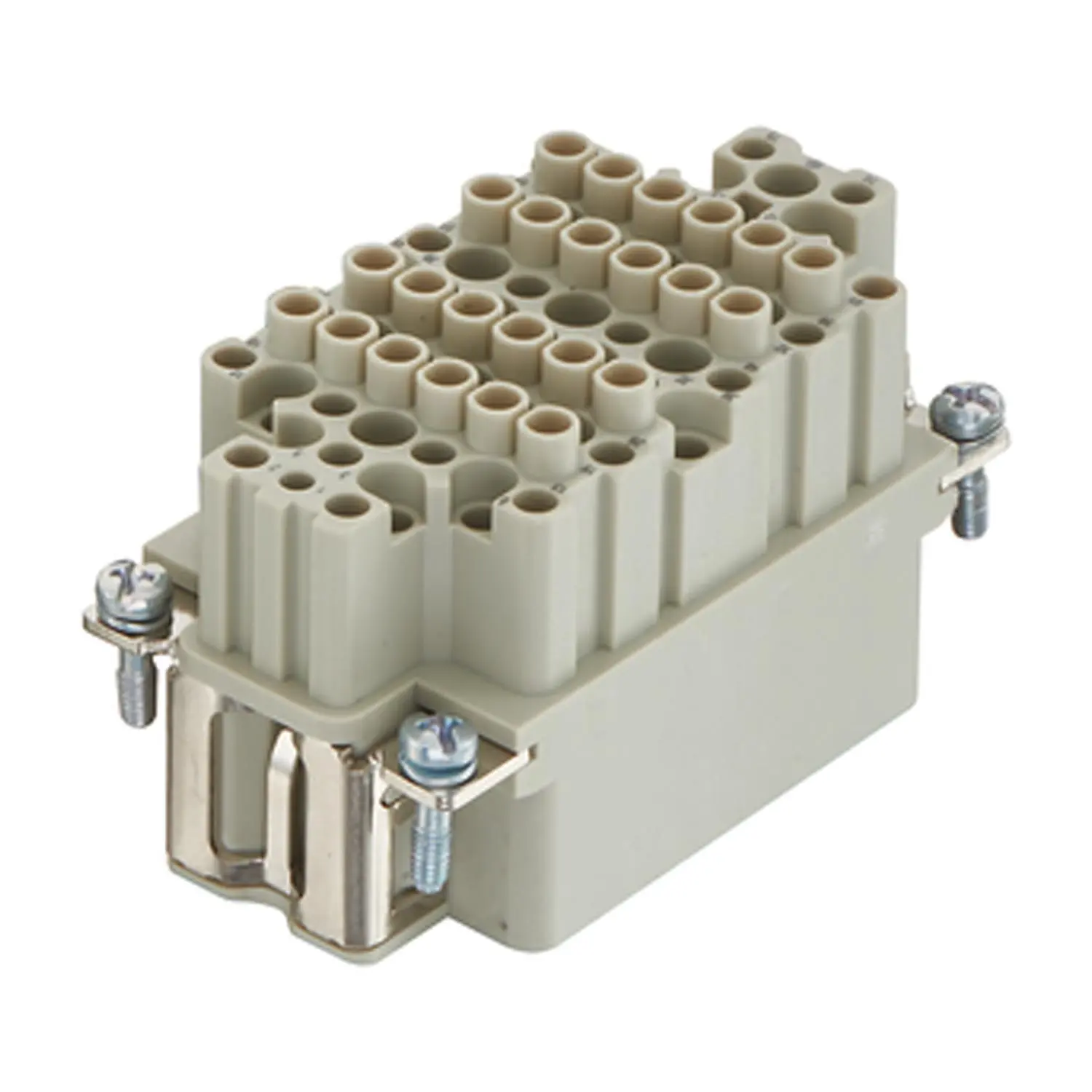 Produktfoto 1 von 09160752101 HARTING Han 75DDD Buchseneinsatz (F) Crimpanschluss, 75-polig+PE 250V, 10A