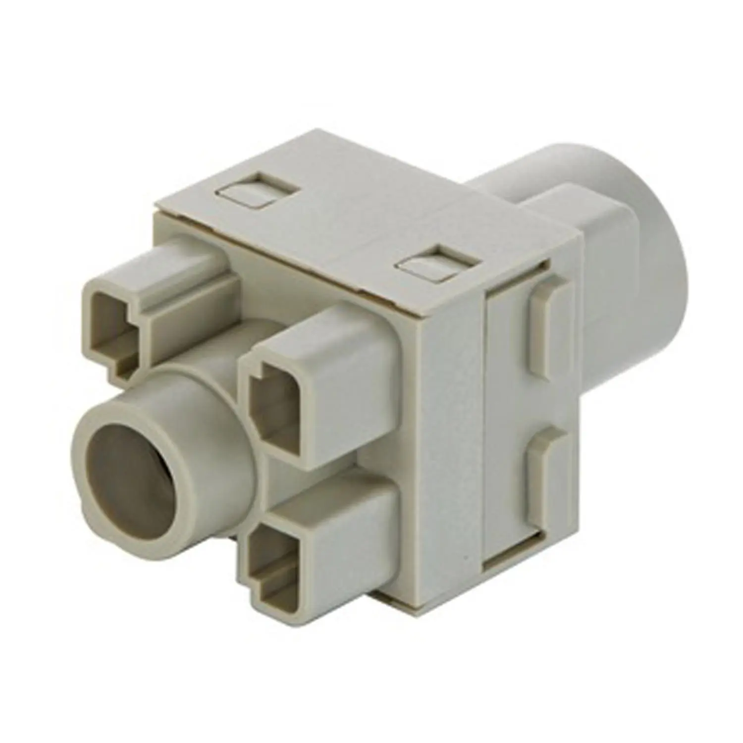 Produktfoto 1 von 09140013103 HARTING Han 200 Ampere Modul Buchseneinsatz (F) Crimpanschluss, 1-polig AC 1000V / DC 1300V, 200A