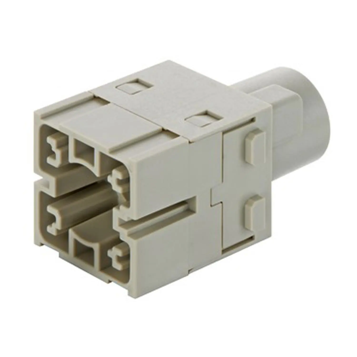 Produktfoto 1 von 09140013003 HARTING Han 200 Ampere Modul Stifteinsatz (M) Crimpanschluss, 1-polig AC 1000V / DC 1300V, 200A
