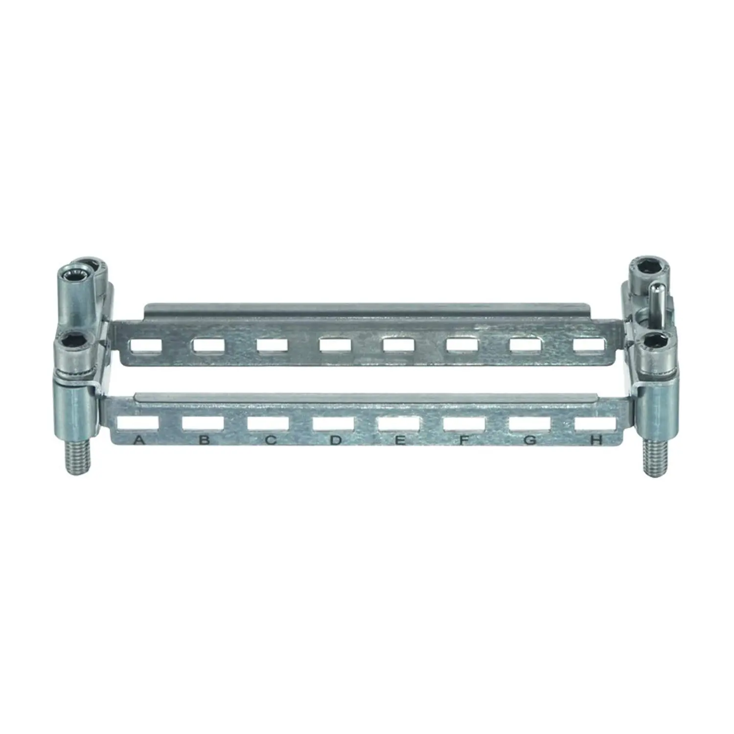 Produktfoto 1 von 09110249933 HARTING Han HPR Halterahmen enlarged, Baugröße 24B Stift, für 8 Module Querschnitt PE 1mm² - 2,5mm² / 4mm² - 10mm² Werkstoff Edelstahl