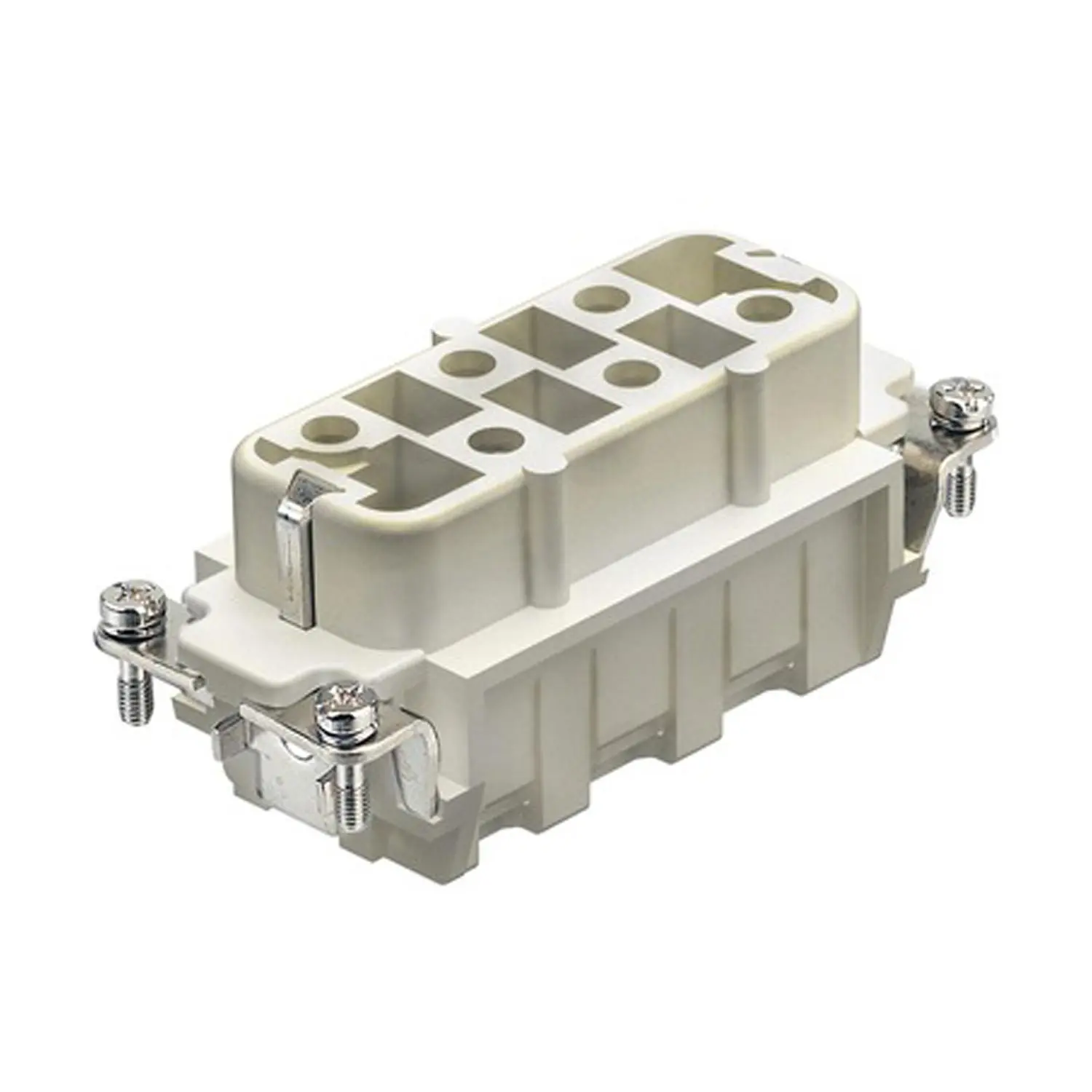 Produktfoto 1 von 09310063101 HARTING Han 6HsB Buchseneinsatz (F) Crimpanschluss, 6-polig+PE 400V/690V, 35A