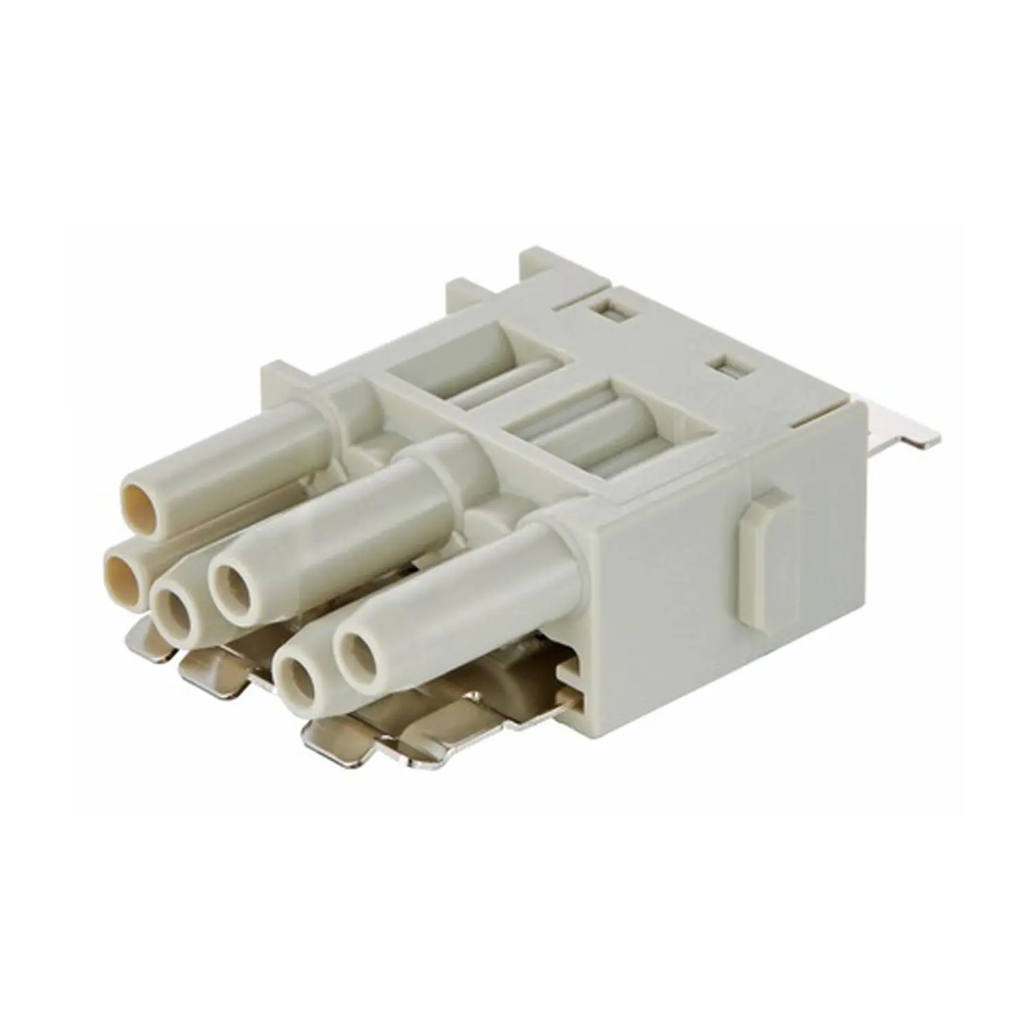 Produktfoto 1 von 09140063121 HARTING Han Shielded Modul Power Buchseneinsatz (F) Crimpanschluss, 6-polig 4/2+Schirmung 400V400V - 400V Steuerkontakt, 16A/10A