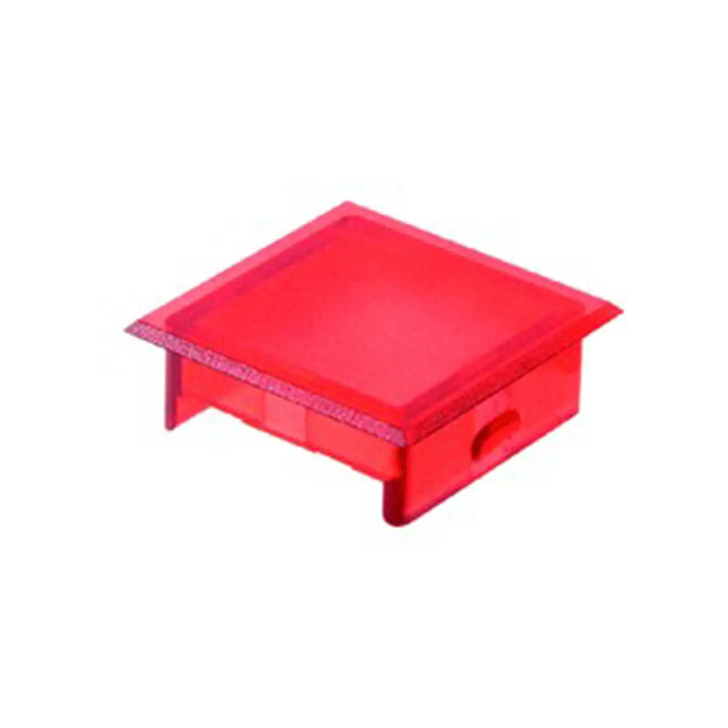 Produktfoto 1 von KF25KSRT Georg Schlegel Kalotte, flach transparent Farbe rot Leuchtfeld glatt Ausführung beschreib- und beleuchtbar