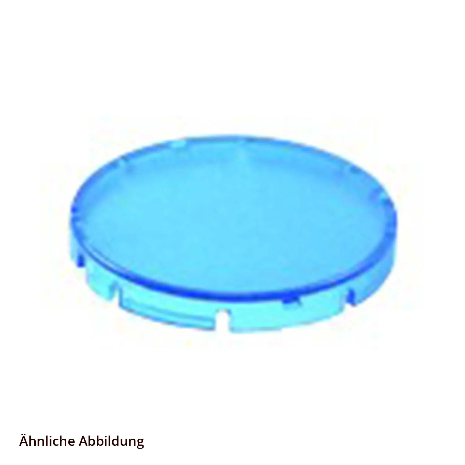 Produktfoto 1 von T22RRBL Georg Schlegel Tasterkappe, flach transparent Farbe blau Ausführung beschreib- und beleuchtbar