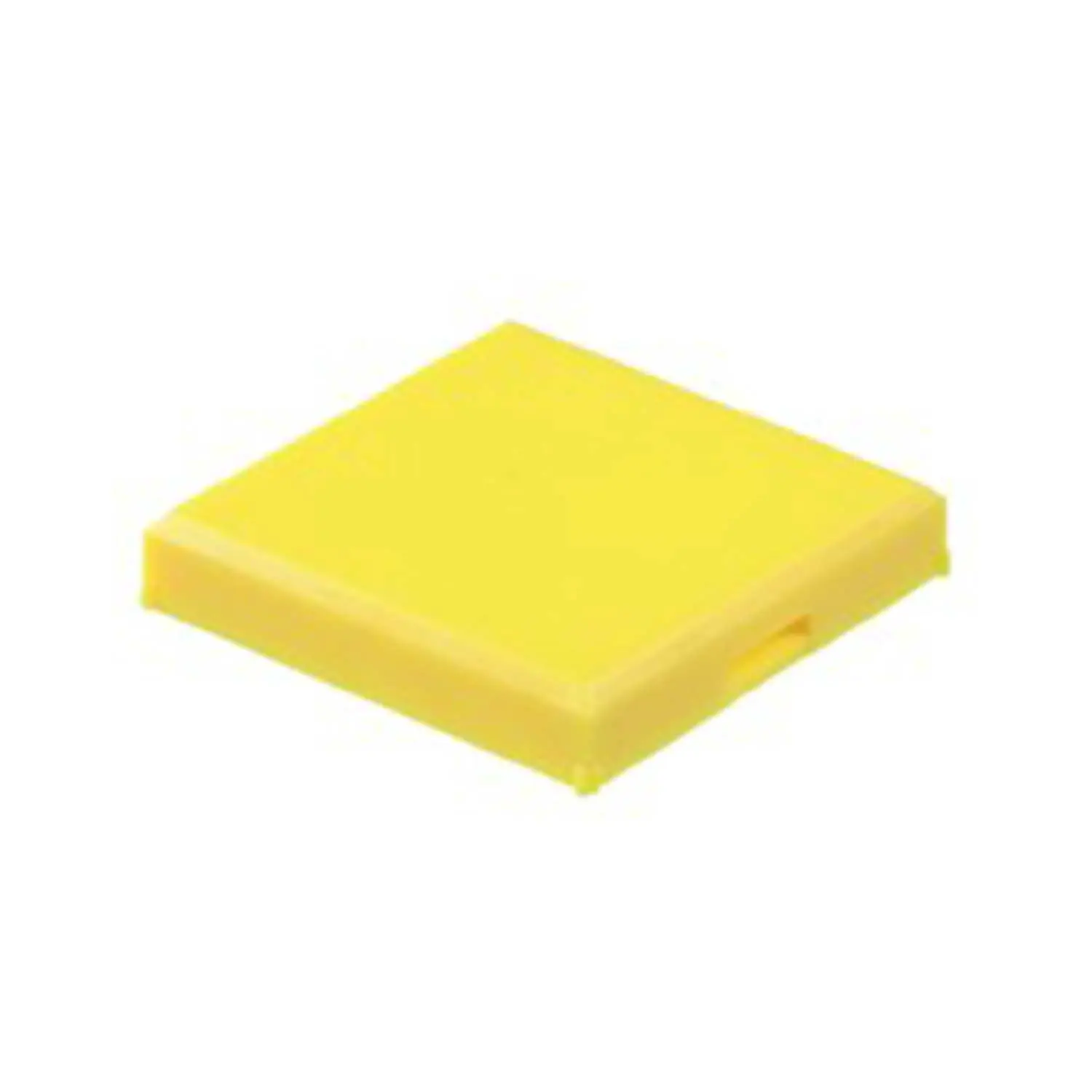 Produktfoto 1 von T25FGGB Georg Schlegel Tasterkappe, flach transparent Farbe gelb Ausführung beschreib- und beleuchtbar