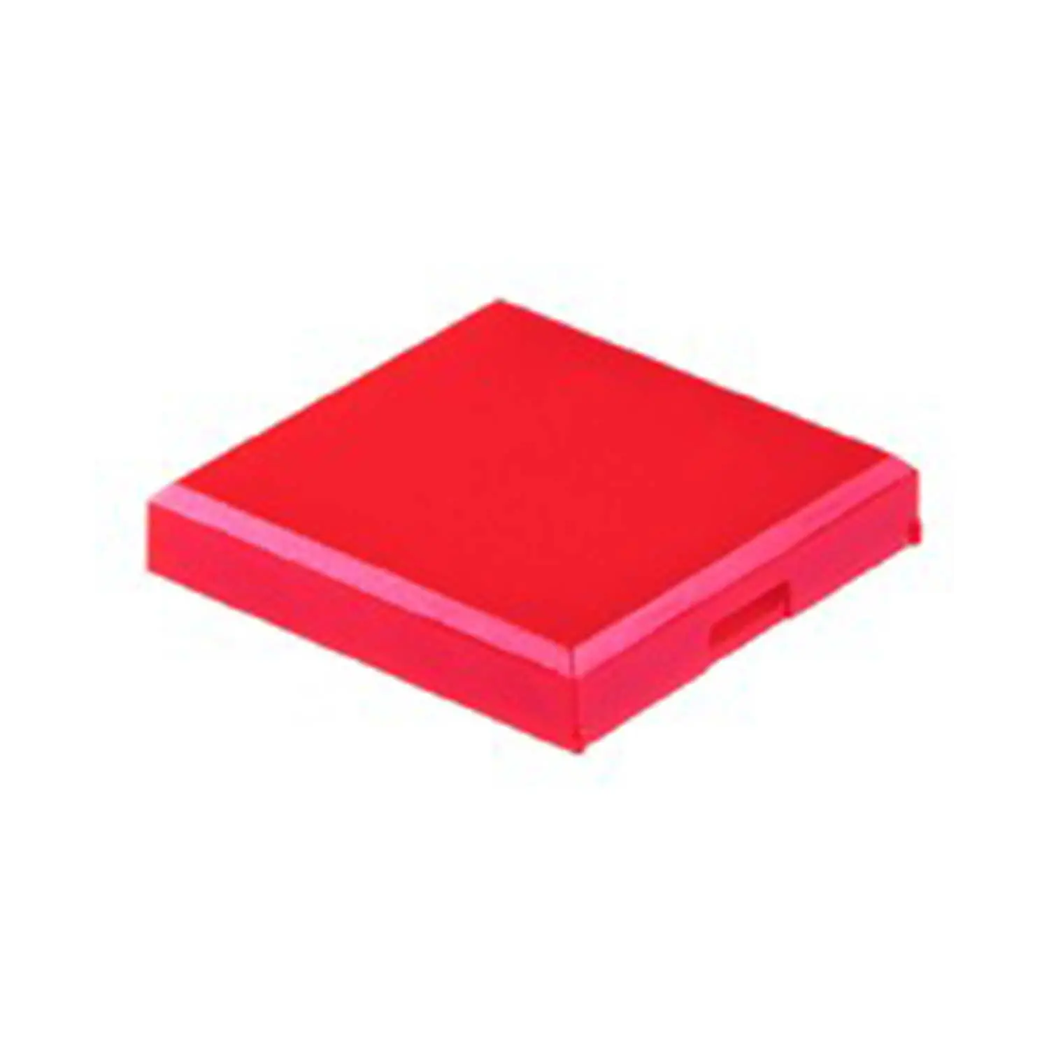 Produktfoto 1 von T25FGRT Georg Schlegel Tasterkappe, flach transparent Farbe rot Ausführung beschreib- und beleuchtbar