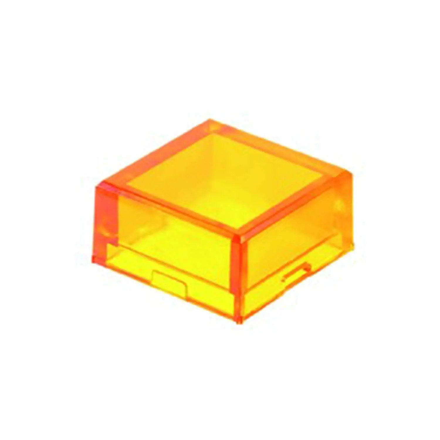 Produktfoto 1 von T25HGB Georg Schlegel Tasterkappe, hoch transparent Farbe gelb Ausführung beschreib- und beleuchtbar