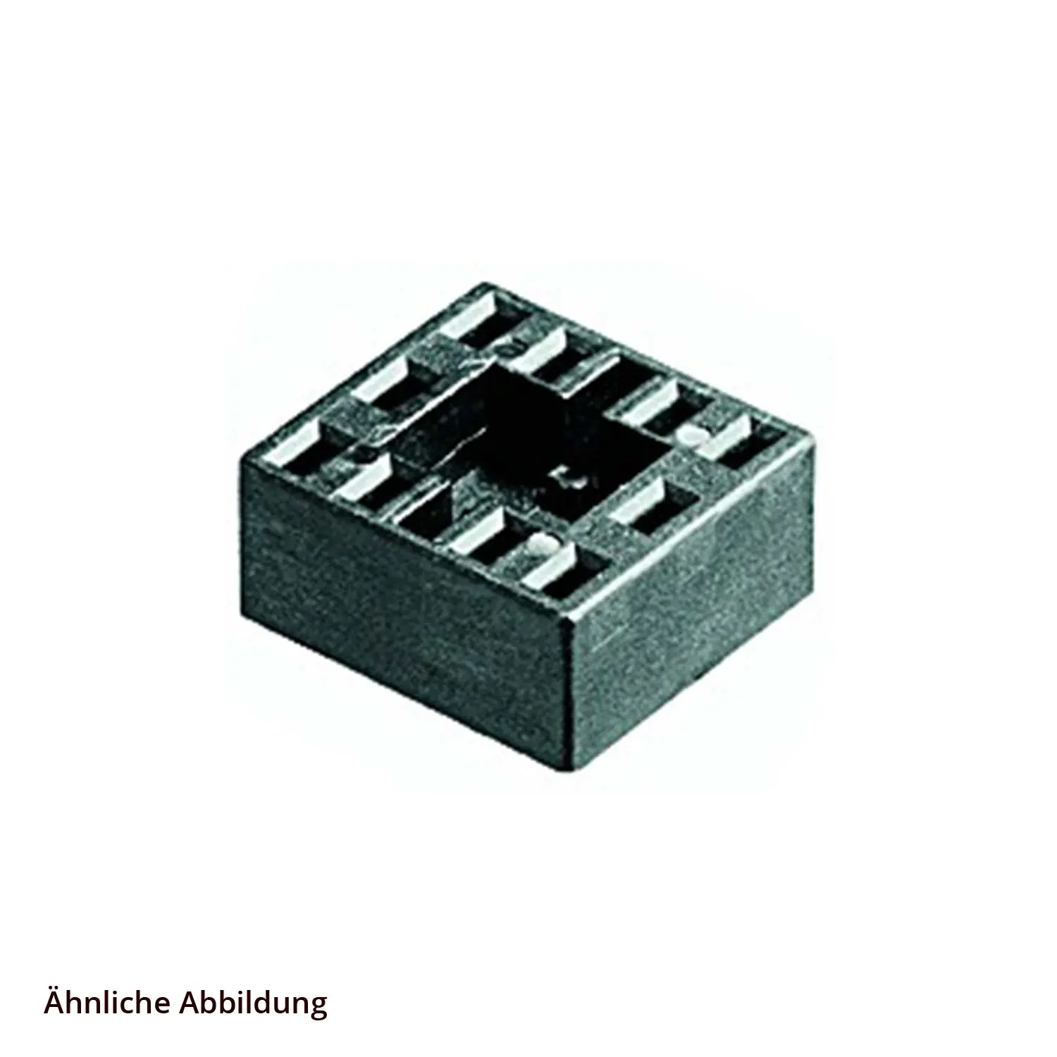 Produktfoto 1 von XAP8 Georg Schlegel Steckfassung mit 8 Kontakten für Kontaktgeber Baureihe AT, AF, AZ Printanschluss