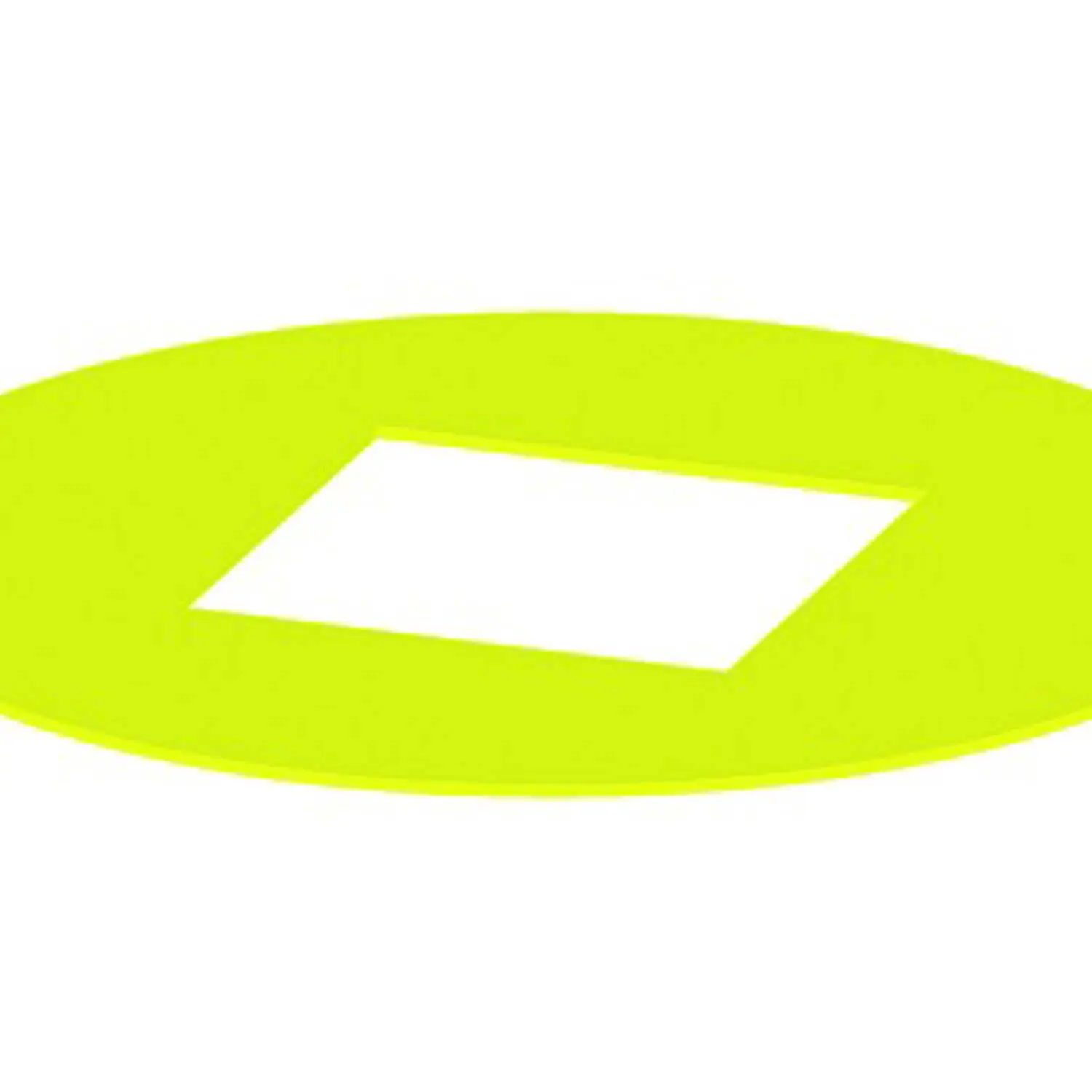NAS_24 Georg Schlegel Unterlegschild gelb für Einbauöffnung 24 x 24 mm Montageausschnitt 24,0mm x 24,0mm