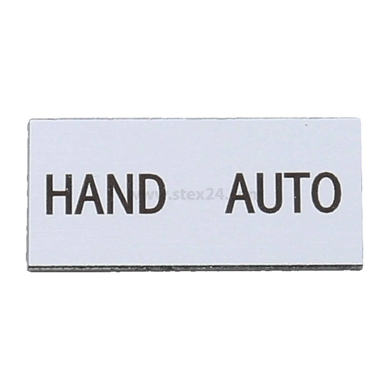 Produktfoto 1 von BZ16B6002 Georg Schlegel Bezeichnungsschild selbstkle. Bezeichnung in deutsch HAND AUTO weiß